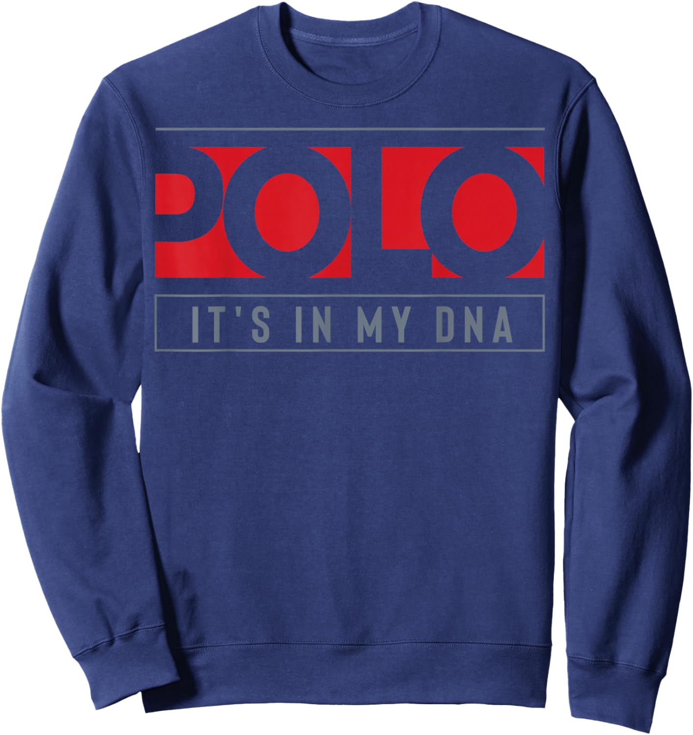 Sports Polo Sweatshirt - Sweatshirt | Navy
