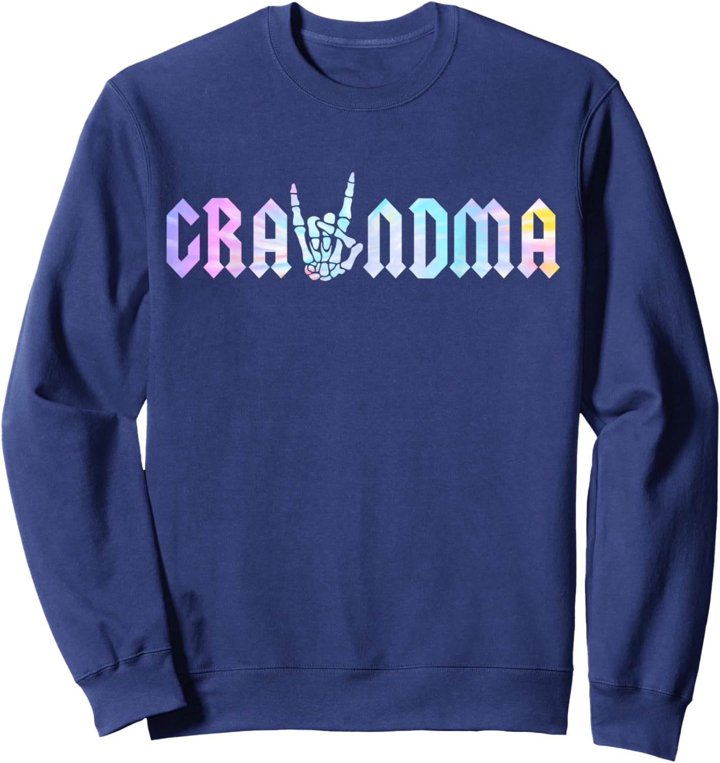 Grandma Of The Bad Two the Bone Birthday 2 Years Old Sweatshirt - Sweatshirt | Navy