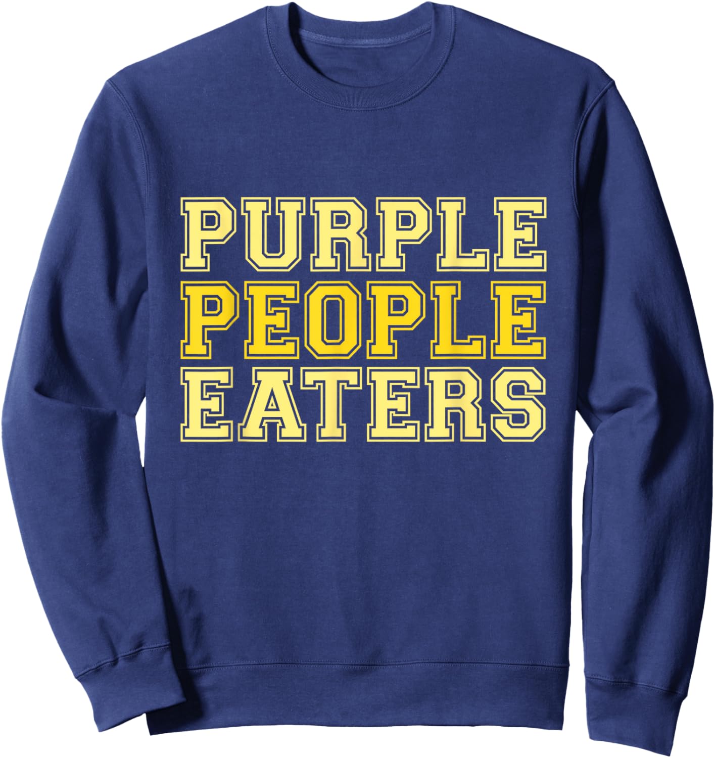Purple People Eaters Sweatshirt - Sweatshirt | Navy