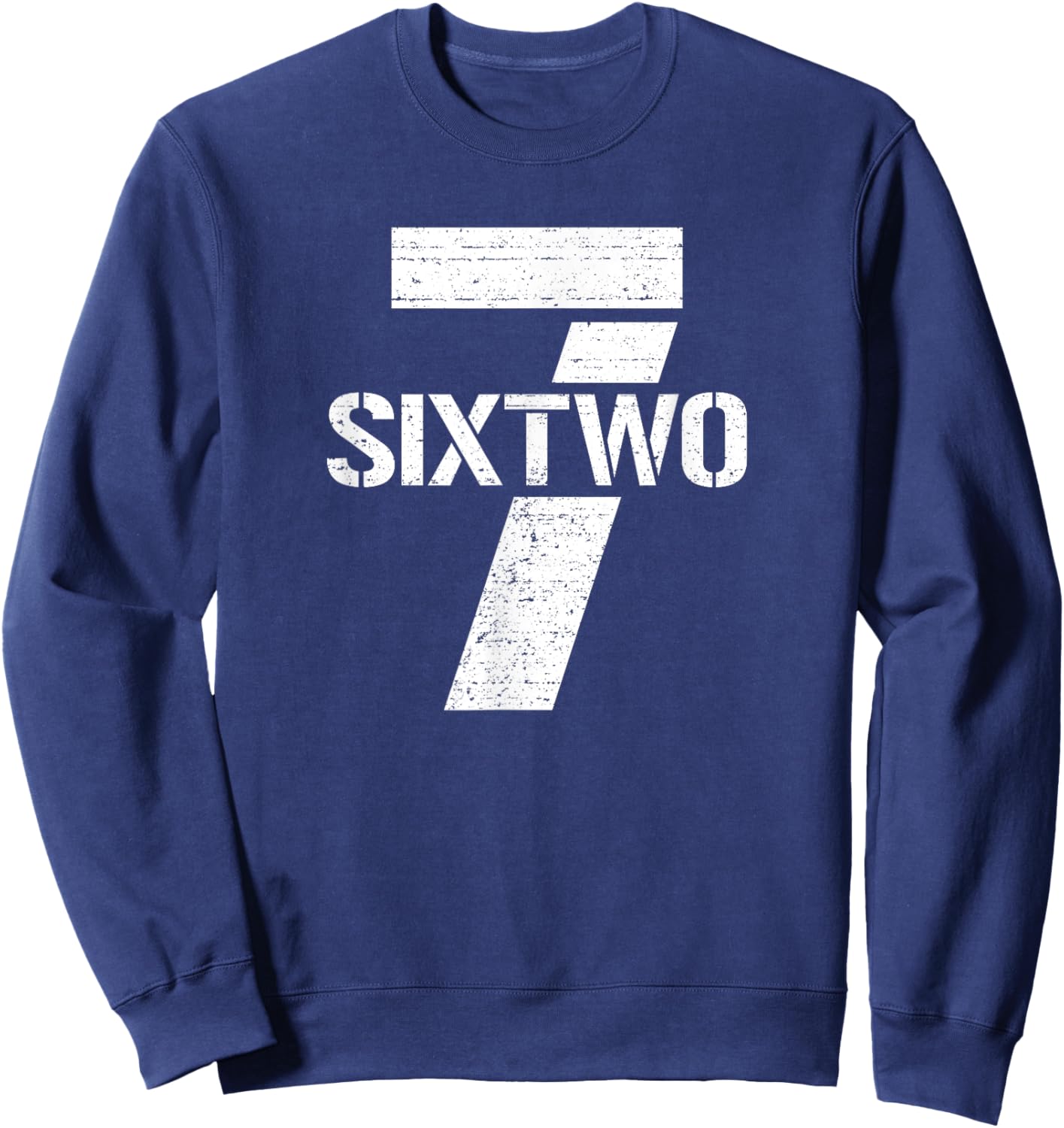 Seven Six Two Gun Caliber 7.62 mm Bullet Gun 7.62 Sweatshirt - Sweatshirt | Navy