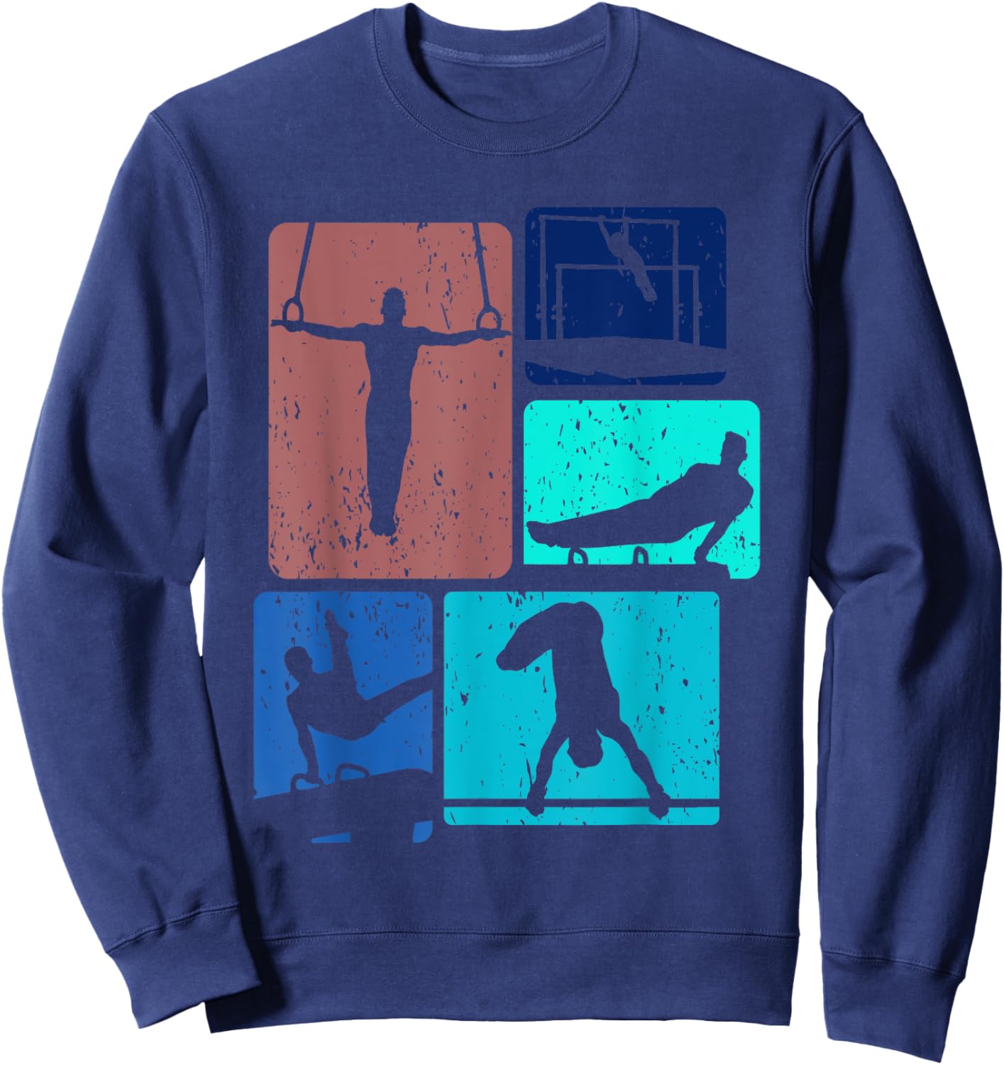 Gymnastics Acrobatic Moves Enthusiasts Outfit Cute Gymnast Sweatshirt - Sweatshirt | Navy