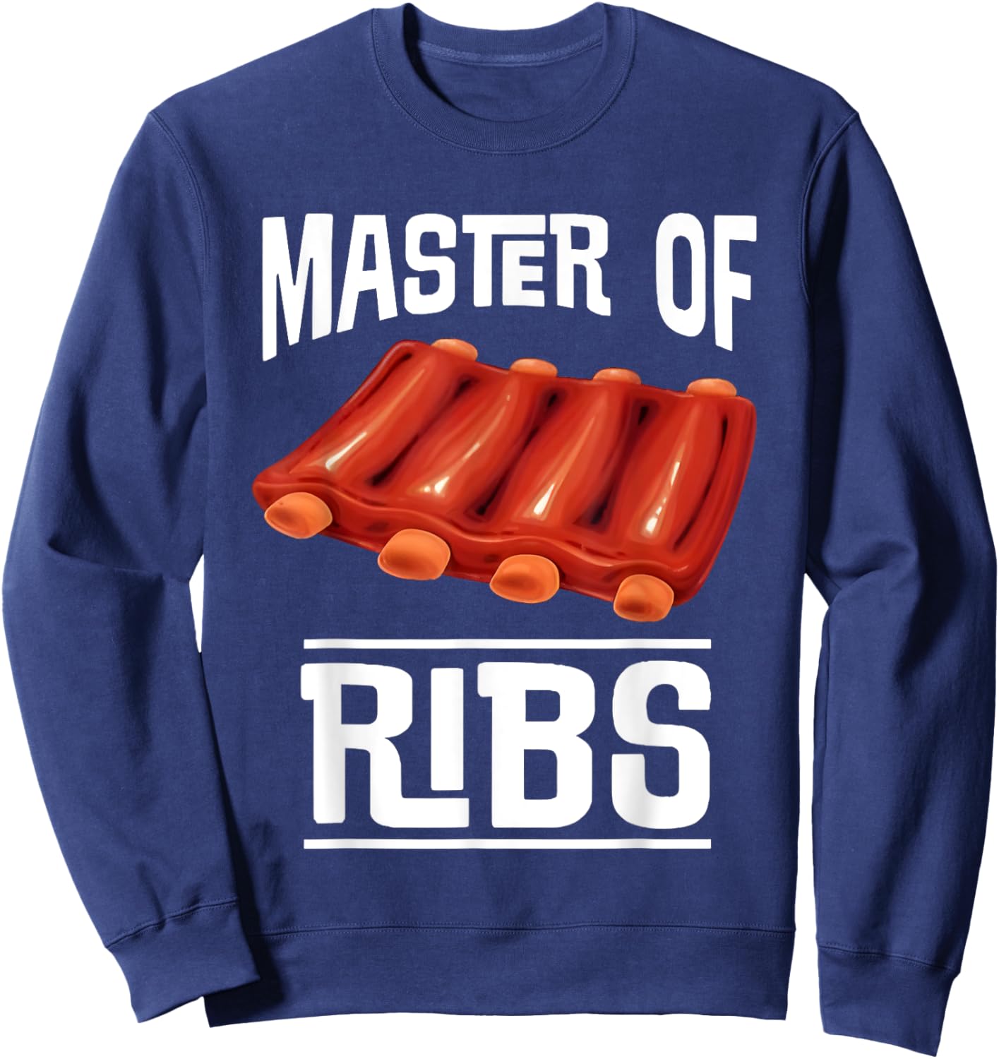 Barbecue Master Of Ribs Sweatshirt - Sweatshirt | Navy
