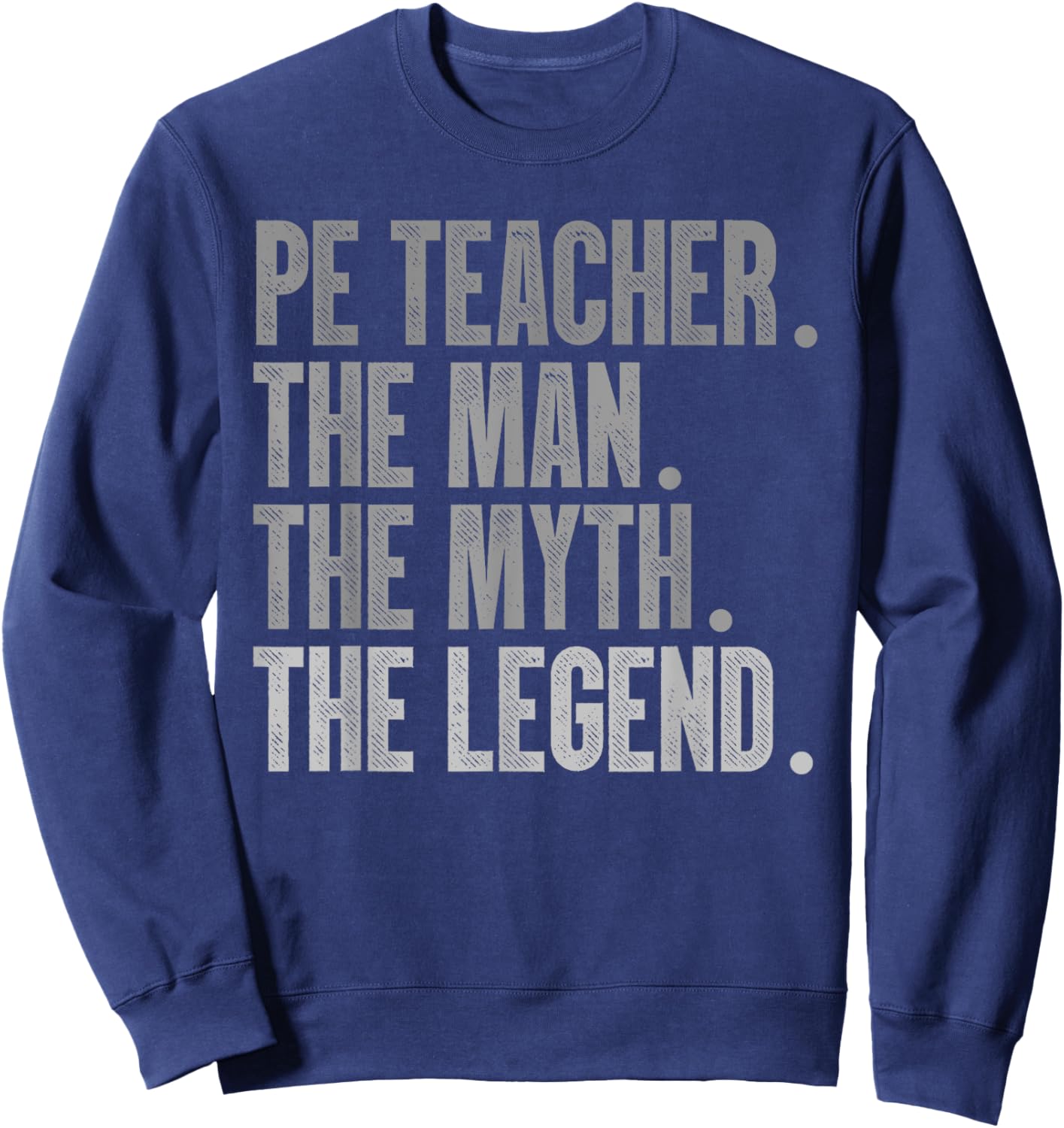 Cool PE Teacher Art Boys Physical Education Teacher Sweatshirt - Sweatshirt | Navy