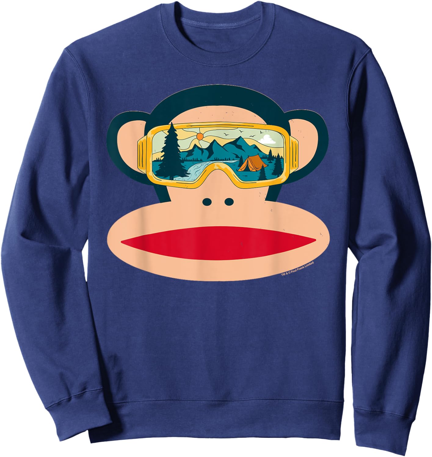 Paul Frank Julius The Monkey In Nature Goggles Sweatshirt - Sweatshirt | Navy