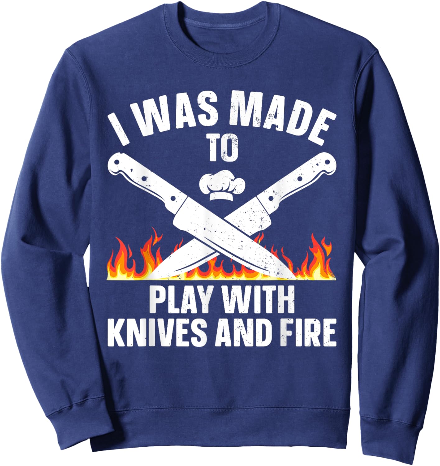 Funny Chef Design Women Cooking Lovers Culinary Chef Sweatshirt - Sweatshirt | Navy