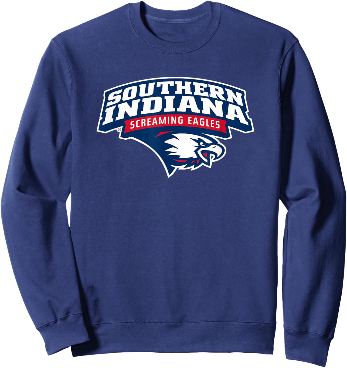 University of Southern Indiana USI Eagles Stacked Sweatshirt - Sweatshirt | Navy