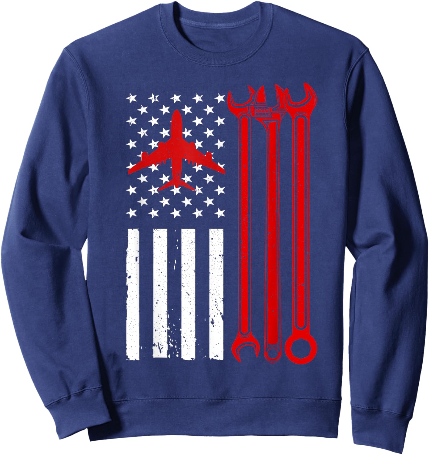 Aircraft Mechanic design Women Aviation Maintenance Sweatshirt - Sweatshirt | Navy