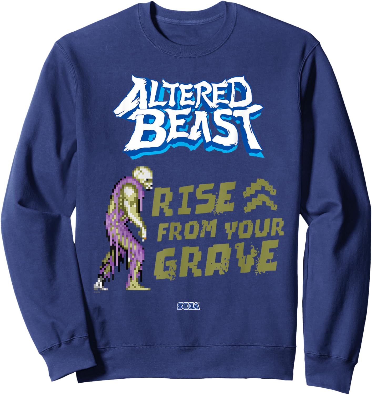 Altered Beast "Rise from Your Grave" SEGA Genesis video game Sweatshirt - Sweatshirt | Navy