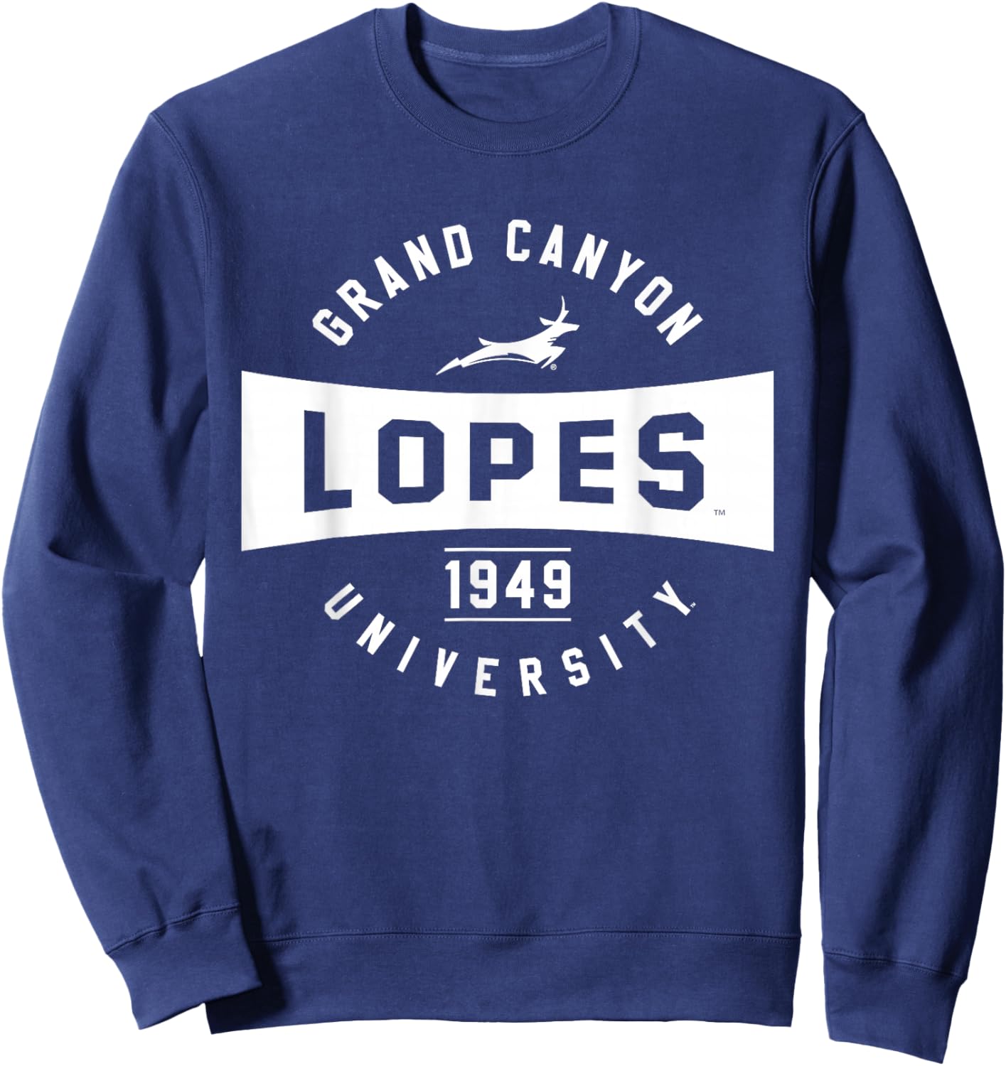 Grand Canyon Lopes | Official NCAA Merch | 1716CY24 Sweatshirt - Sweatshirt | Navy