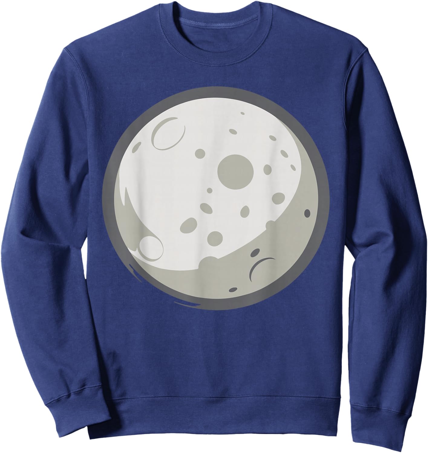 Moon Shirt Adult Kids Men Women Moon Costume Sweatshirt - Sweatshirt | Navy