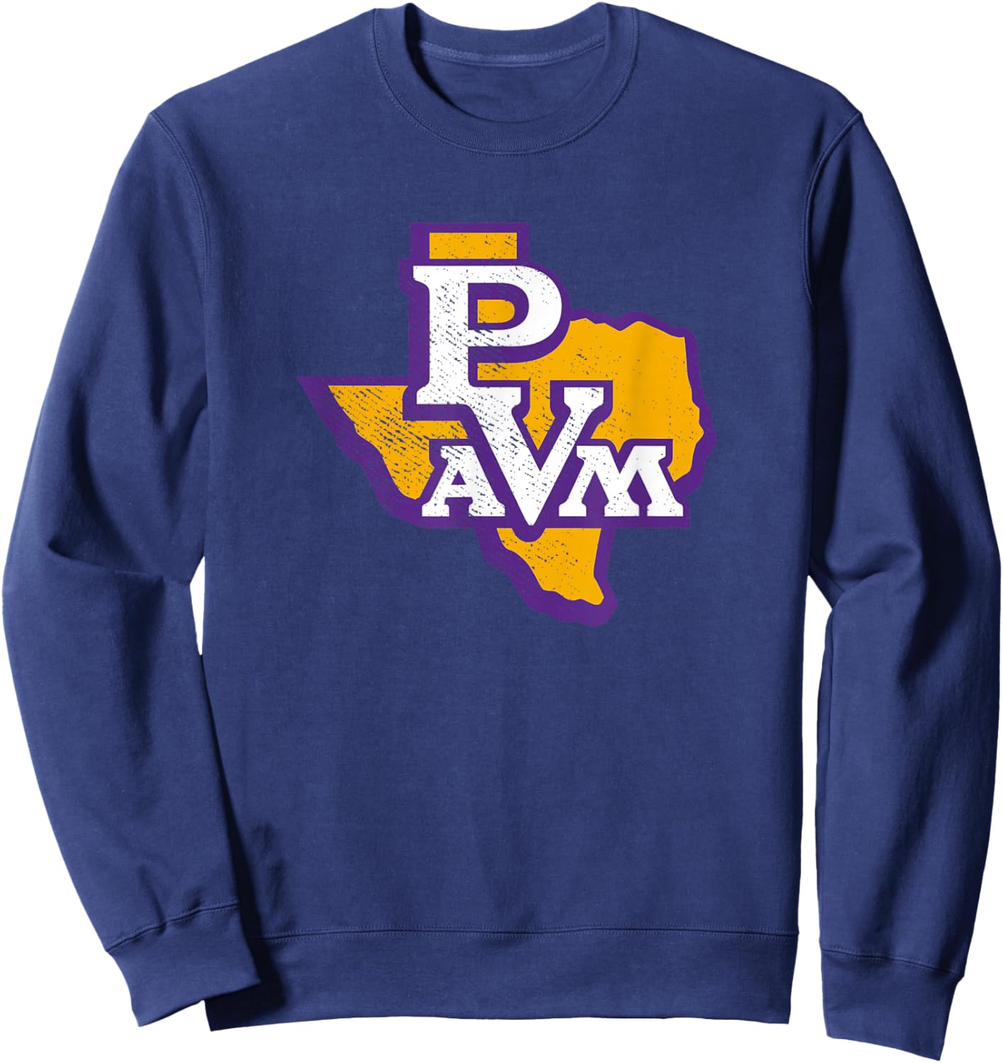 Prairie View A&M University Panthers State Shape Sweatshirt - Sweatshirt | Navy