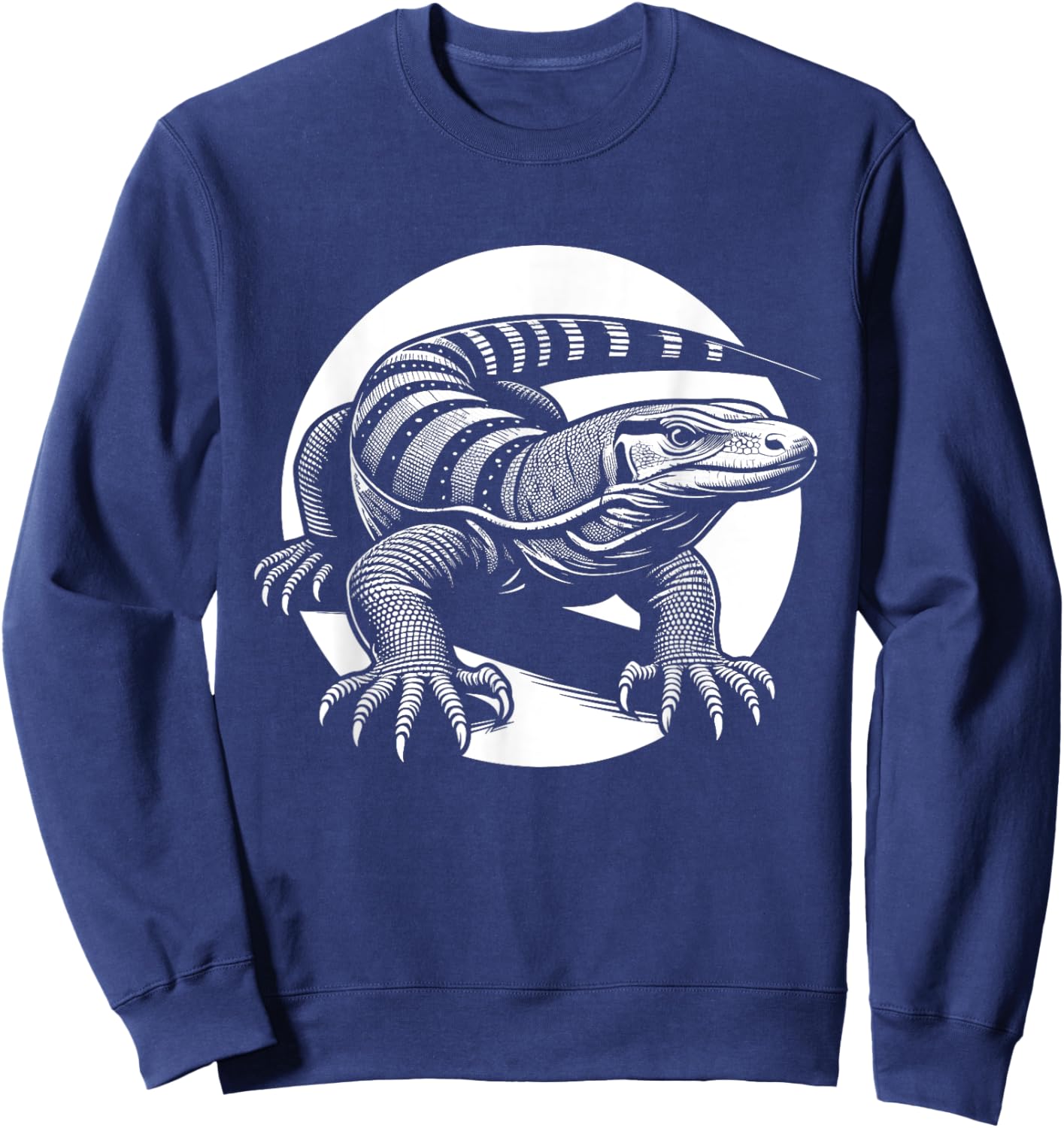 Komodo Dragon Monitor Lizard Sweatshirt - Sweatshirt | Navy