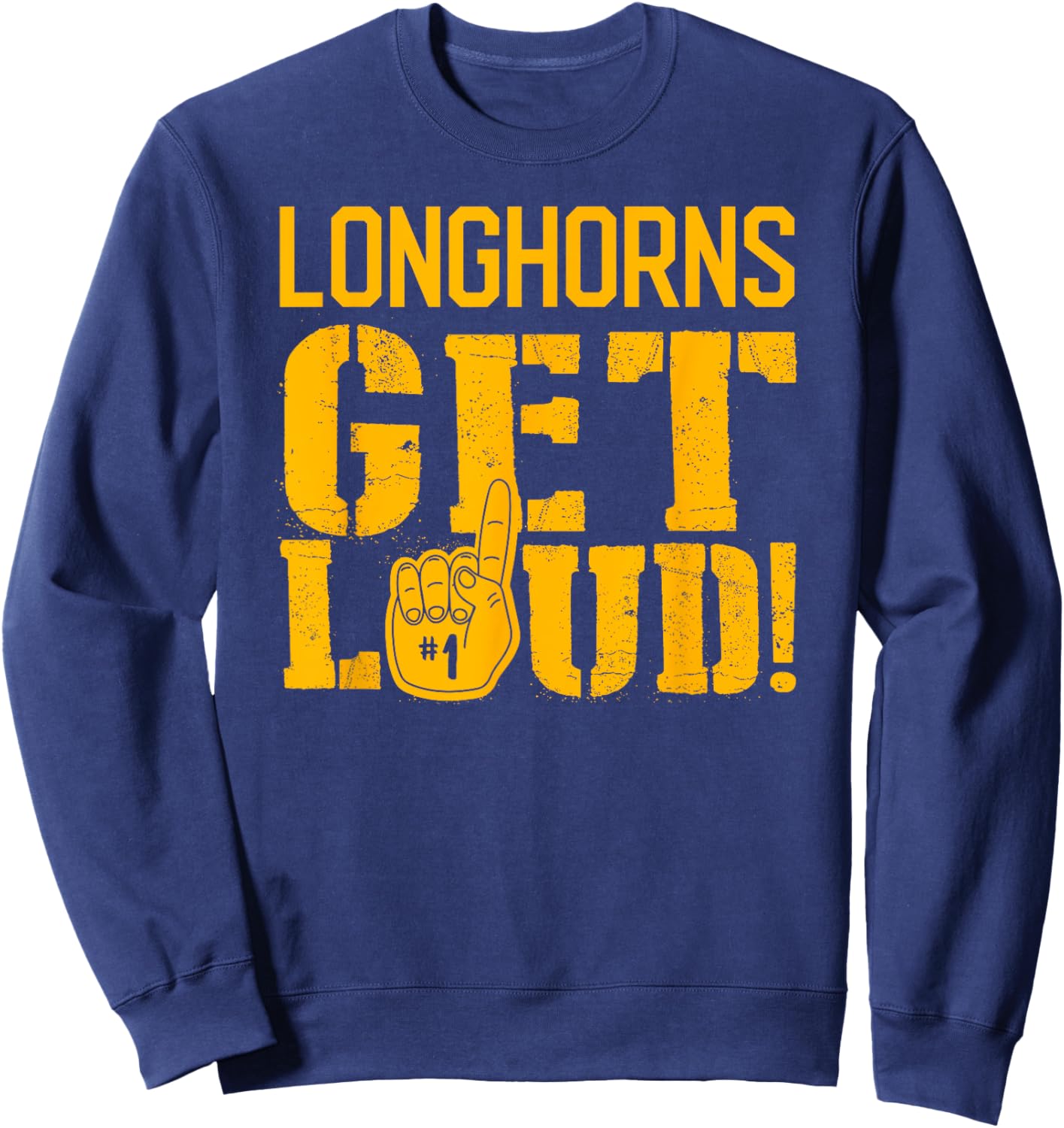 Inola Longhorns Get Loud! HS Sweatshirt - Sweatshirt | Navy