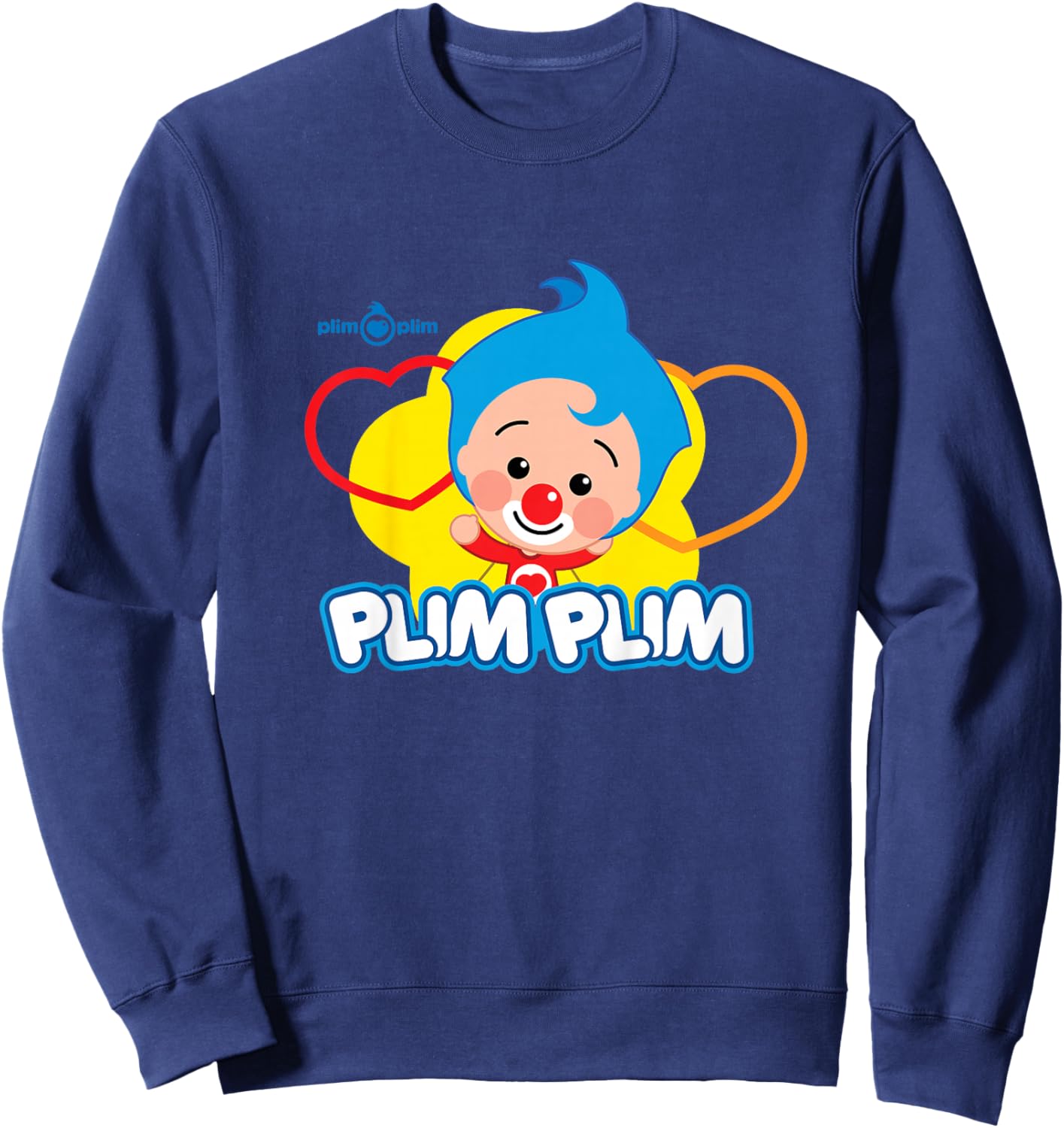 Kids Plim Plim The Kindness Hero - Colourful Designs for Children Sweatshirt - Sweatshirt | Navy