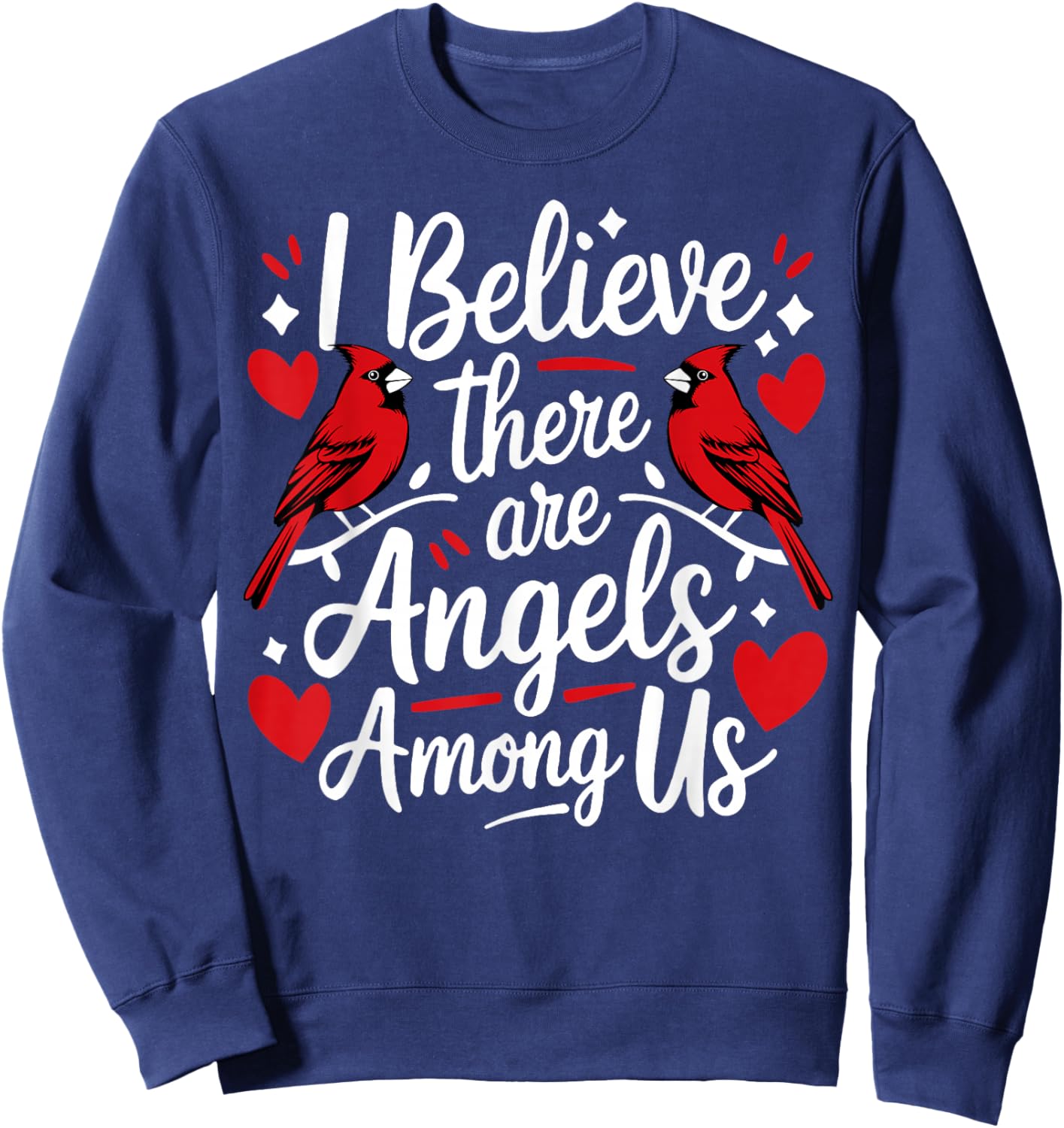 I believe There Are Angels Among Us Sweatshirt - Sweatshirt | Navy
