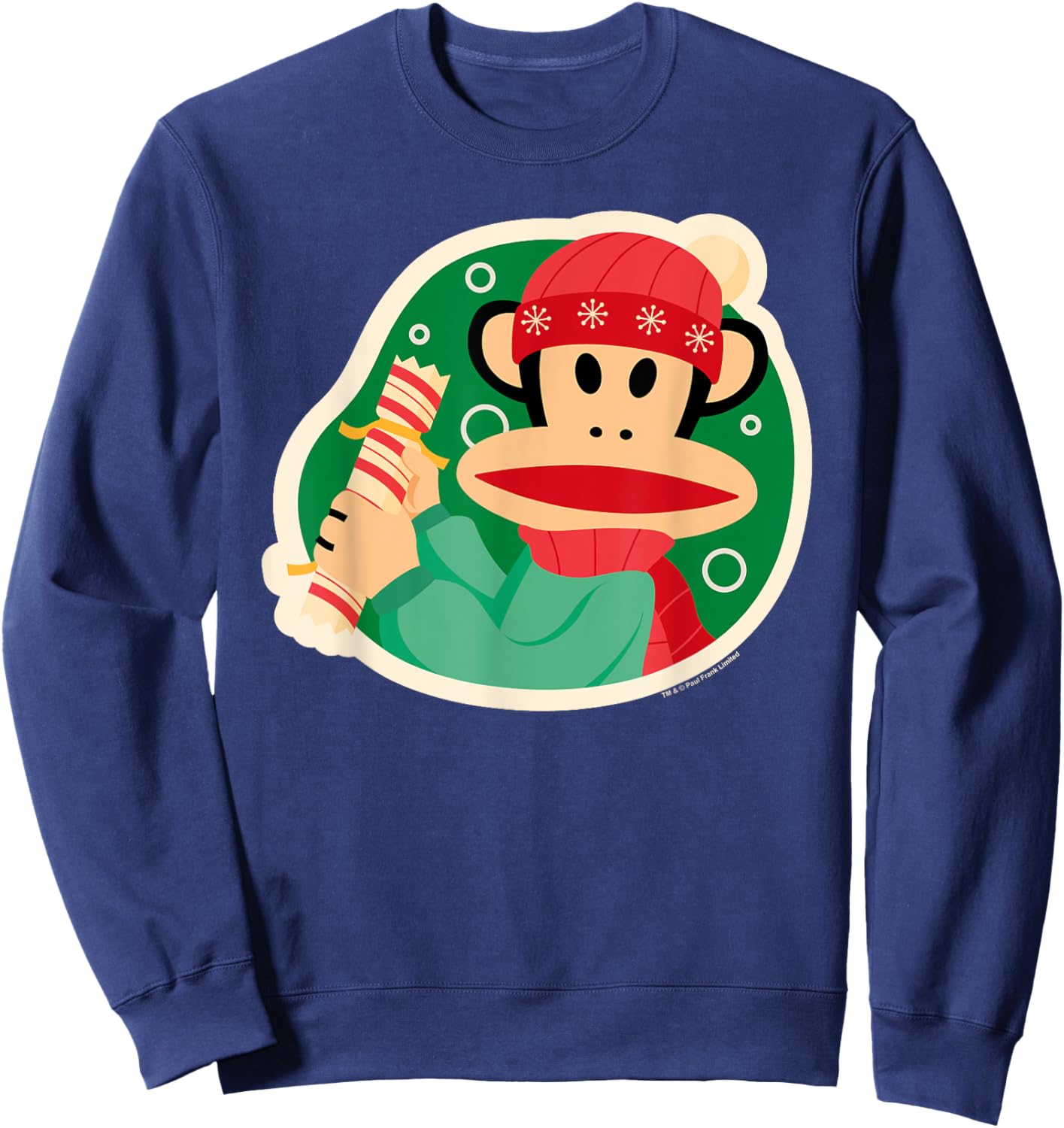 Paul Frank Julius Monkey Christmas Cracker Sweatshirt - Sweatshirt | Navy