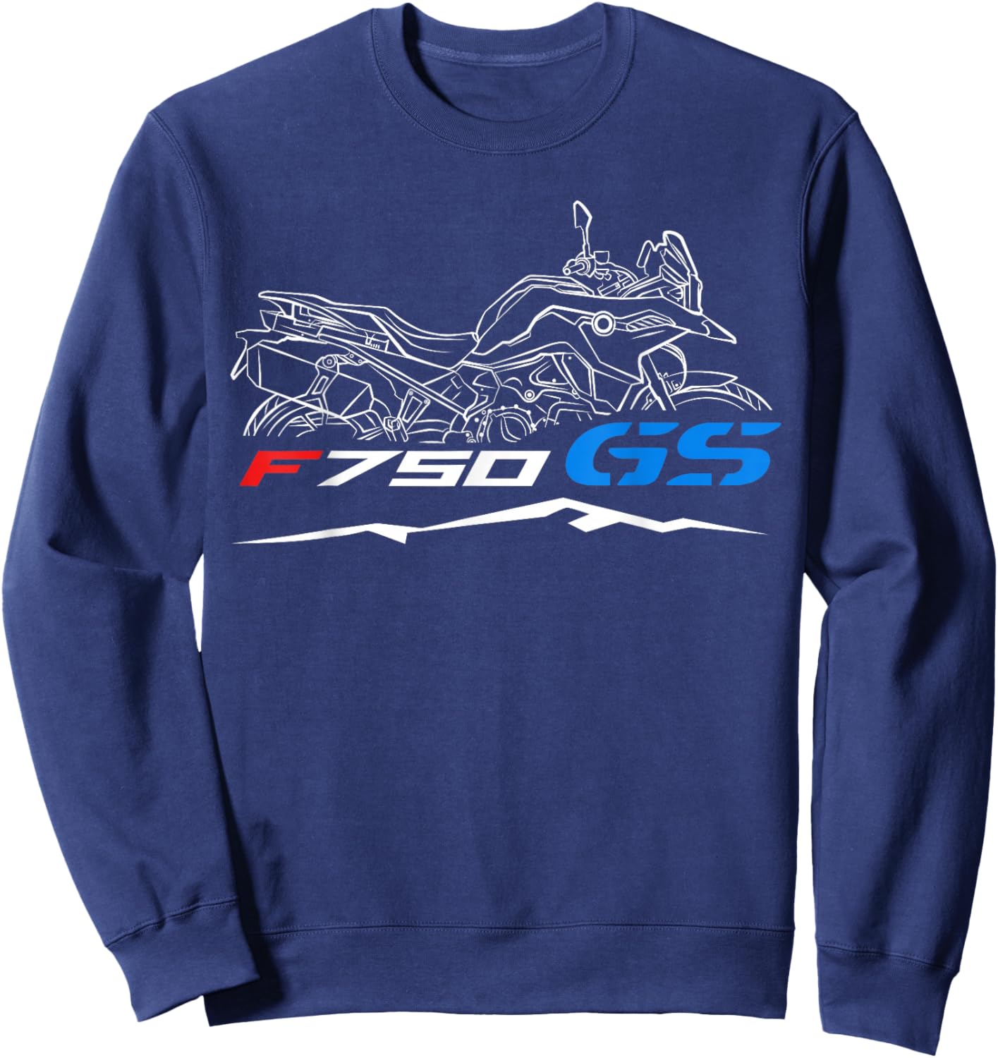 Motorrad F750GS 2018-2023 for ADV Riders, Motorcycle Sweatshirt - Sweatshirt | Navy