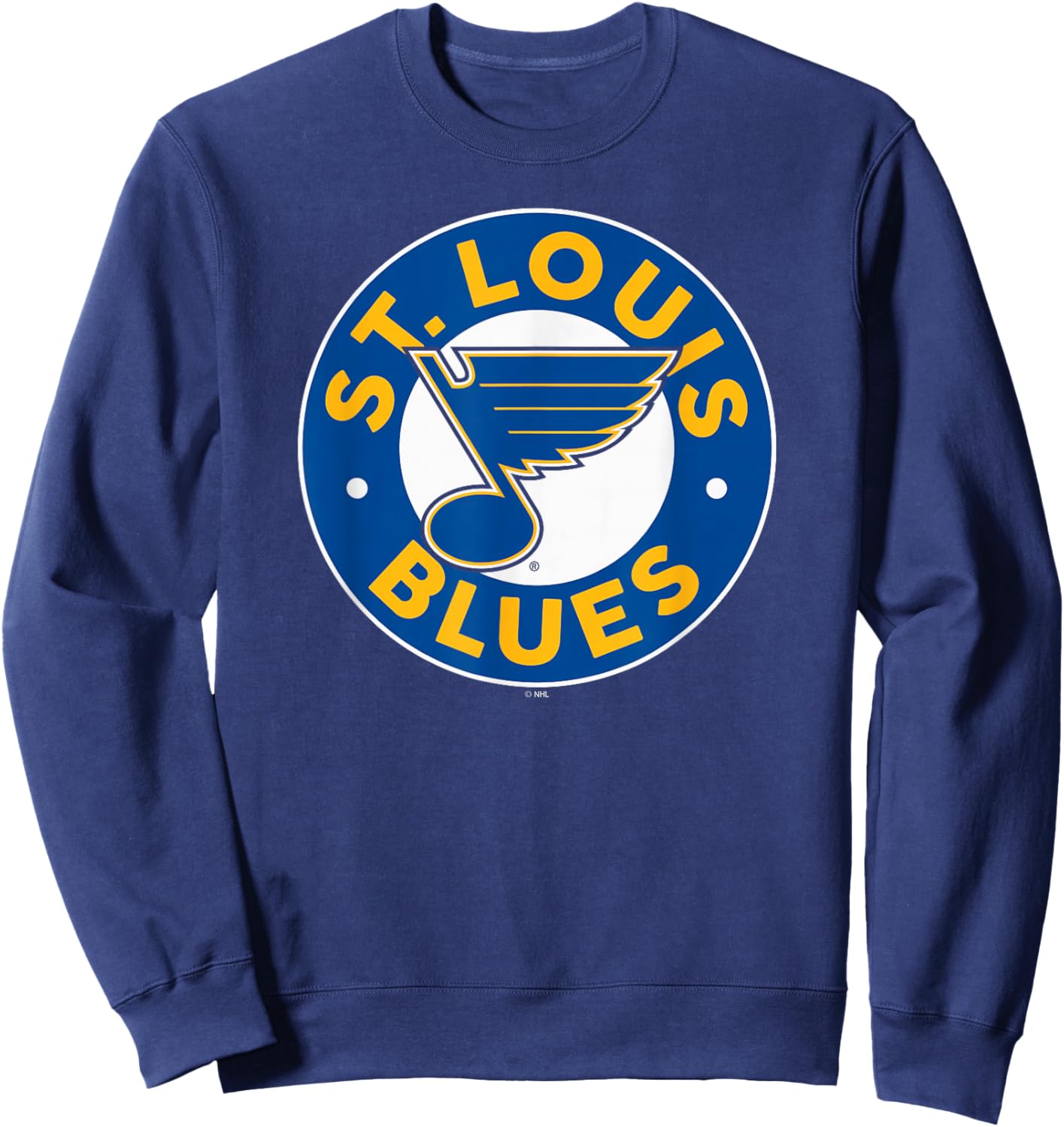 St. Louis Blues Symbol Black Officially Licensed Sweatshirt - Sweatshirt | Navy