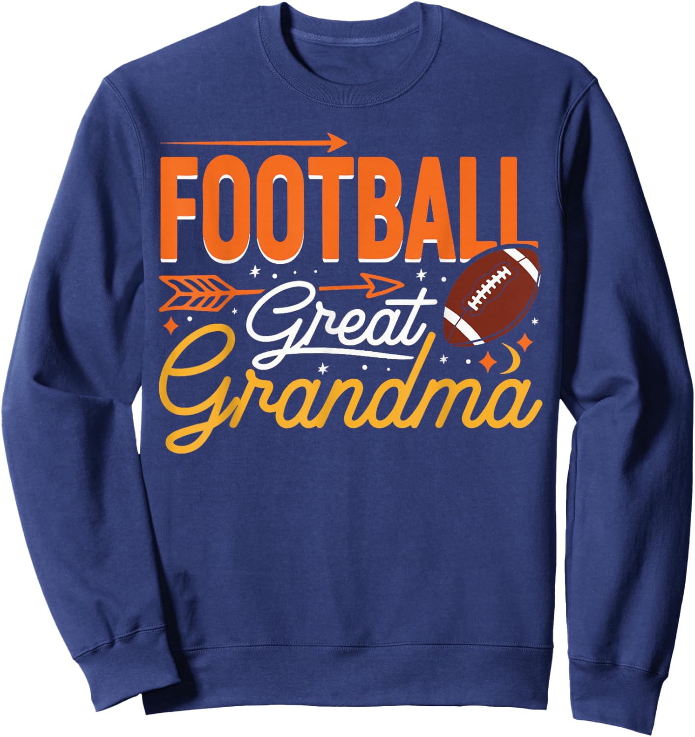 Football Great Grandma - Proud Supporter Grandmother Sweatshirt - Sweatshirt | Navy
