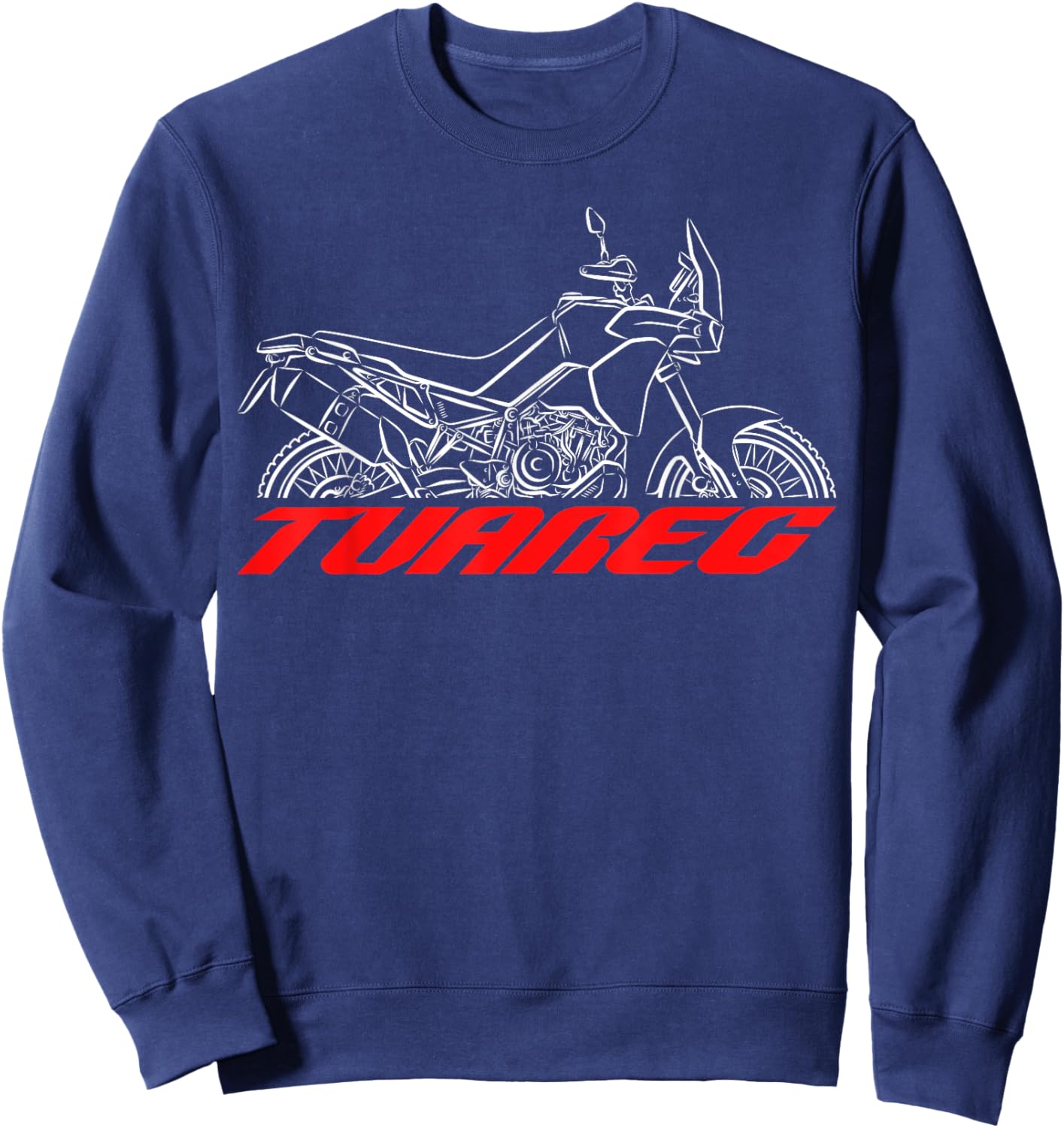 Tuareg 660 Adventure for Motorcycle Riders Sweatshirt - Sweatshirt | Navy