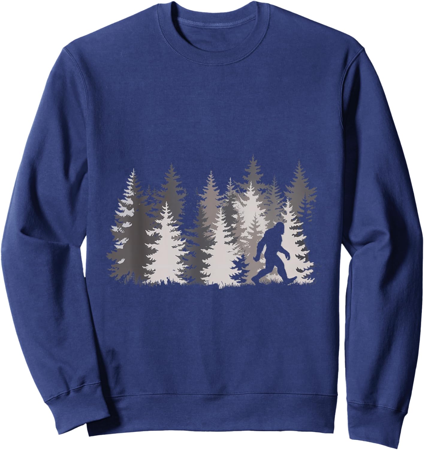 Sasquatch Forest Legend Nature Sweatshirt - Sweatshirt | Navy