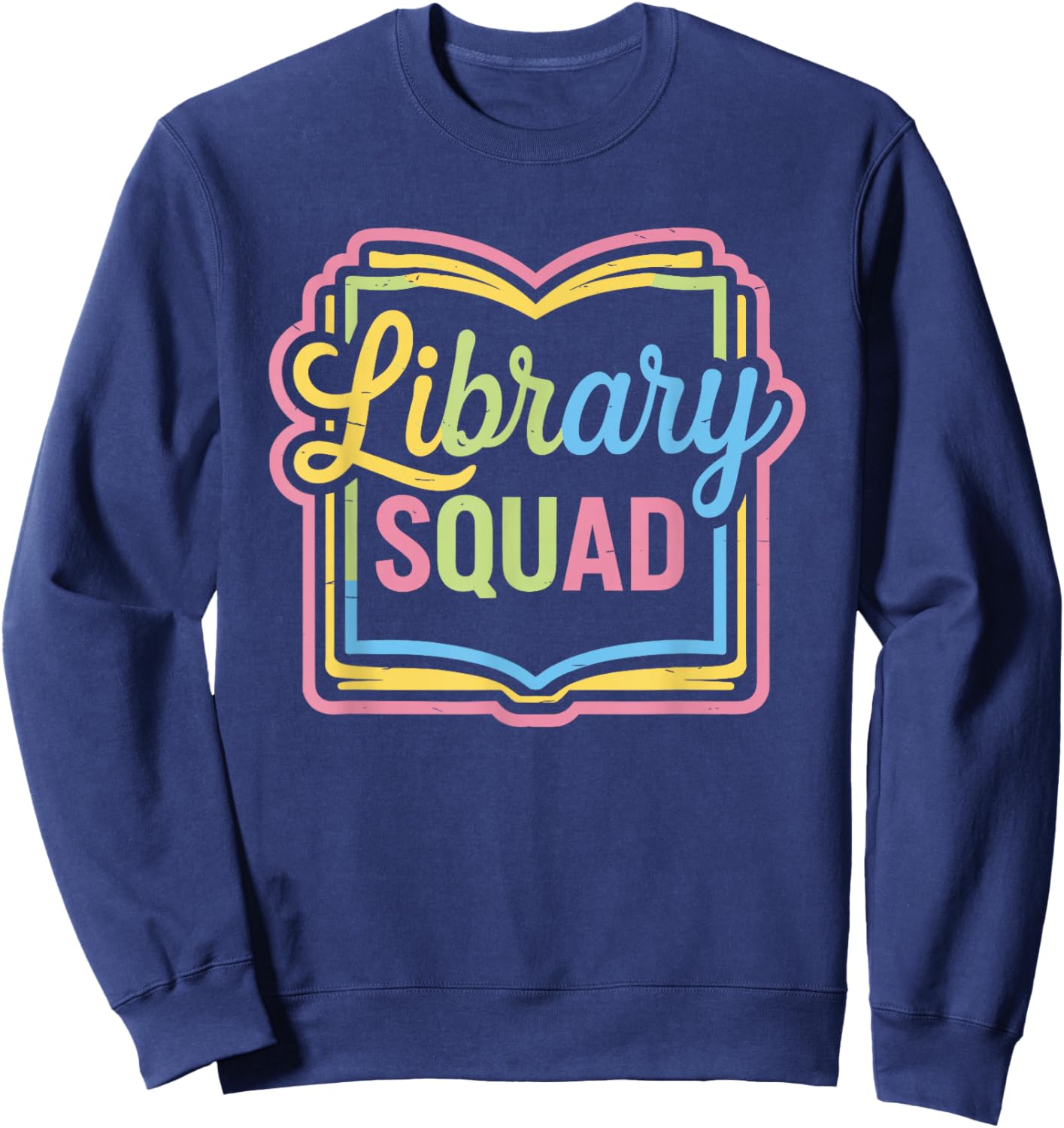 Library Squad Sweatshirt - Sweatshirt | Navy