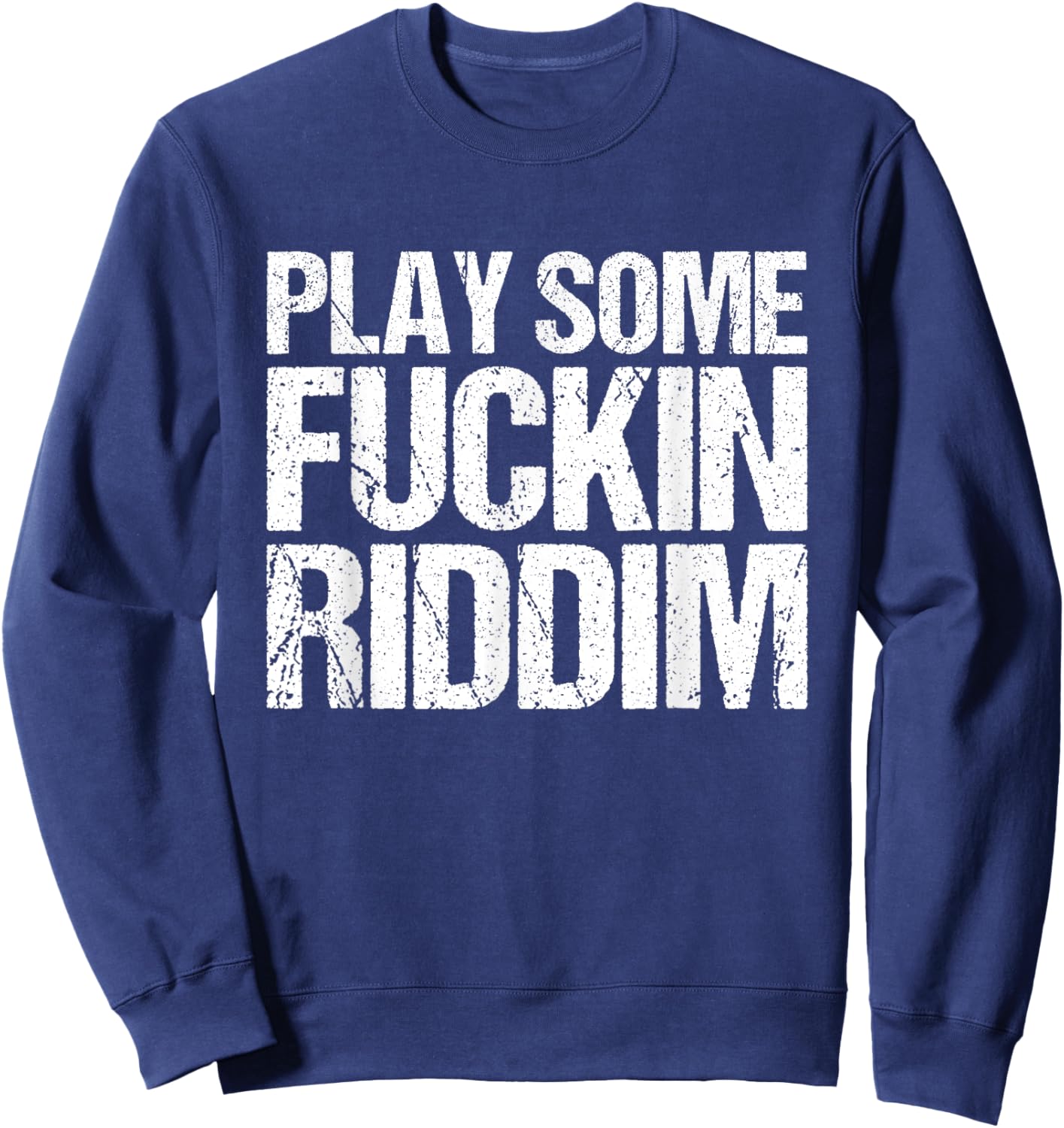 Riddim - Black, Small, Short Sleeve Sweatshirt - Sweatshirt | Navy