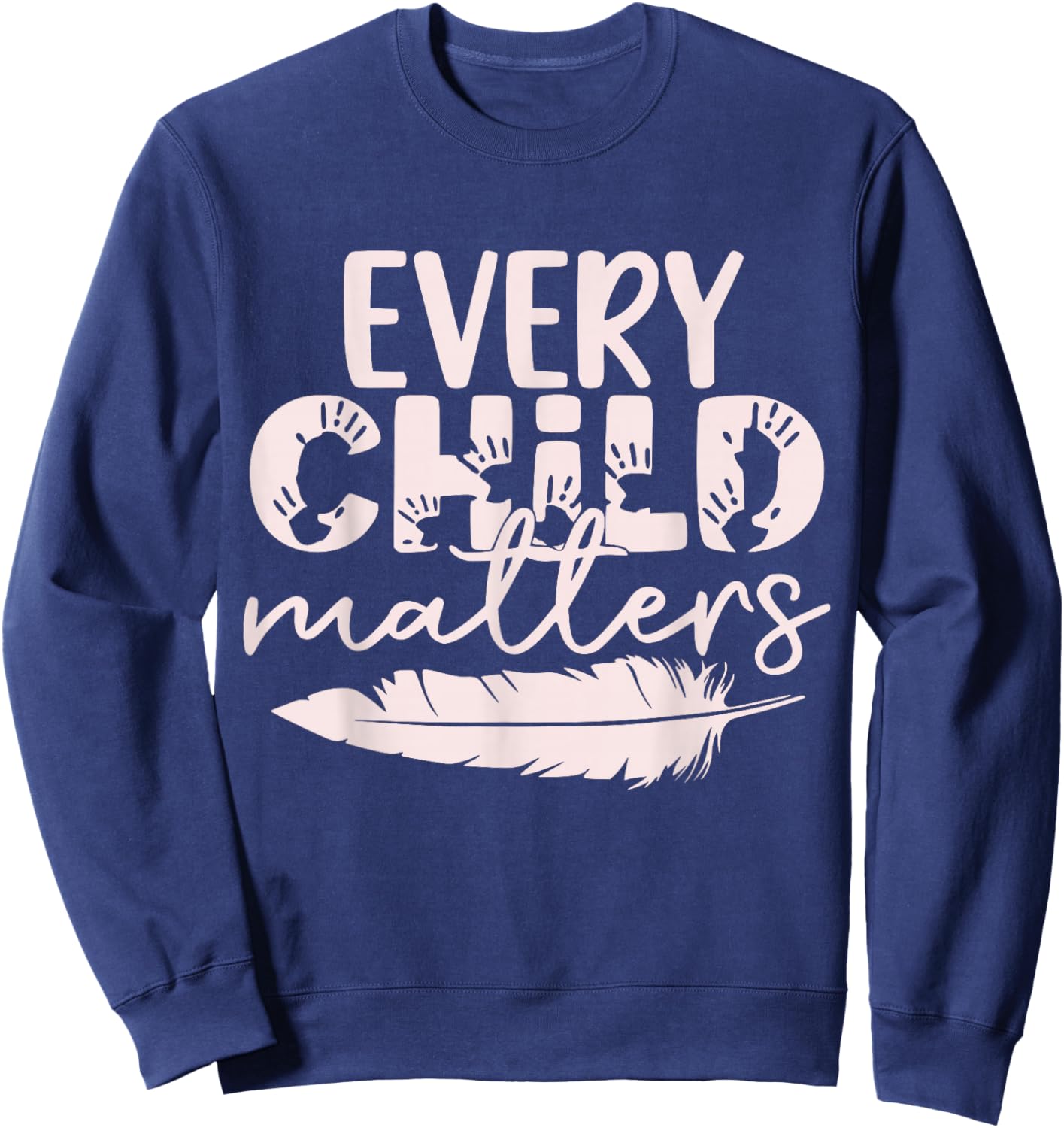 Every Orange Day Child Kindness Matter 2024 Anti Bully Kids Sweatshirt - Sweatshirt | Navy