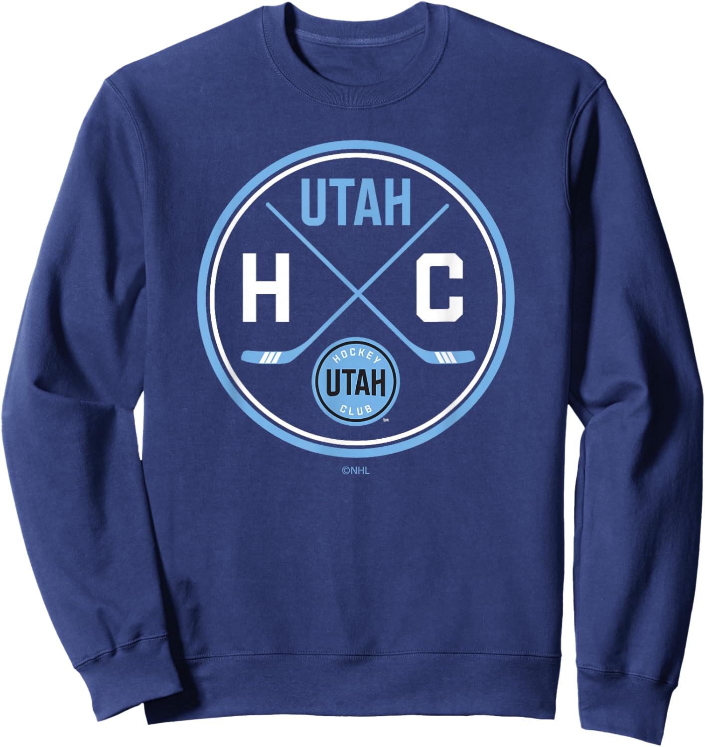 Utah Hockey Club Prize Dark Heather Officially Licensed Sweatshirt - Sweatshirt | Navy