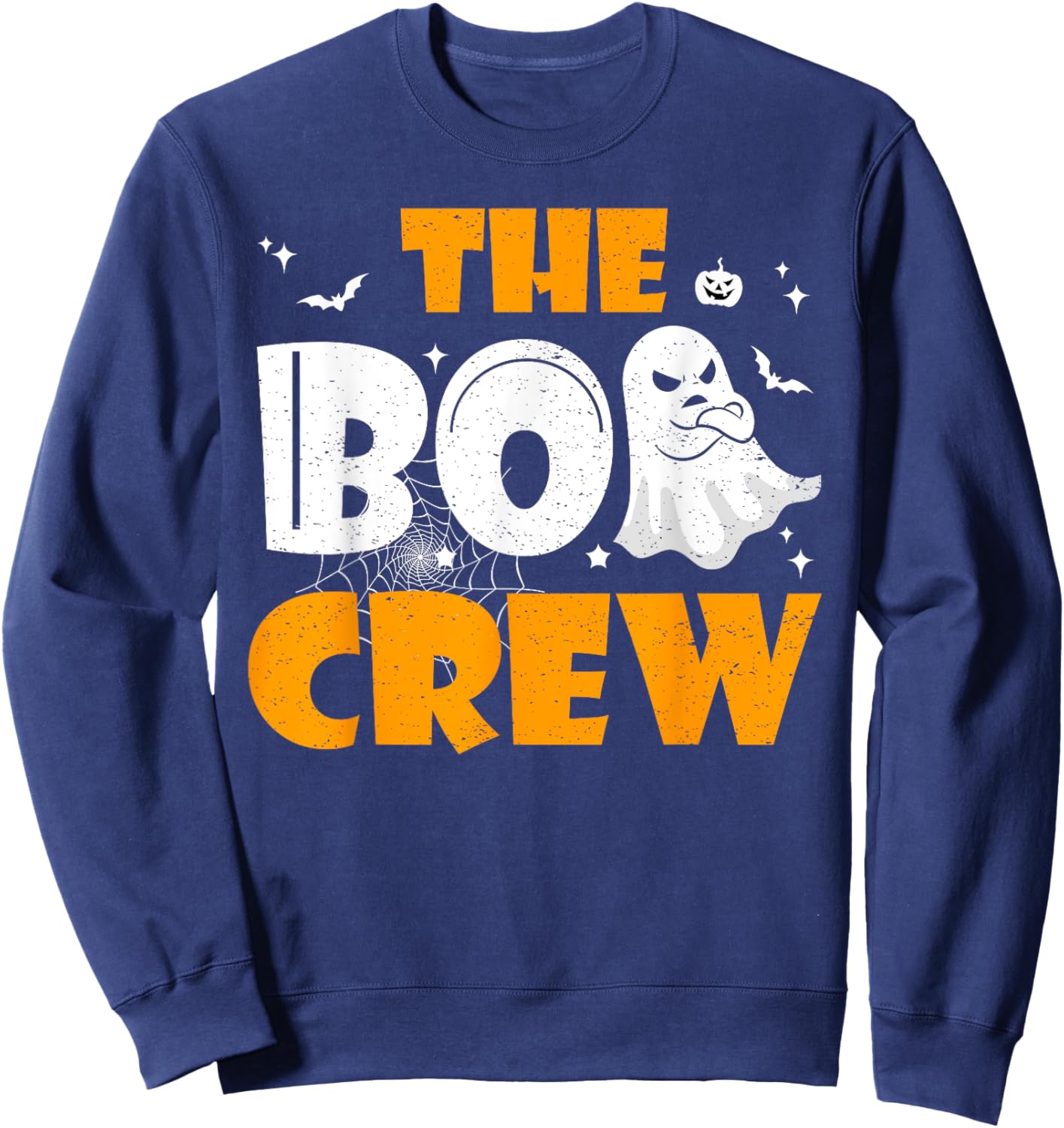 Halloween Ghost The Boo Crew Matching family Women Kids Men Sweatshirt - Sweatshirt | Navy