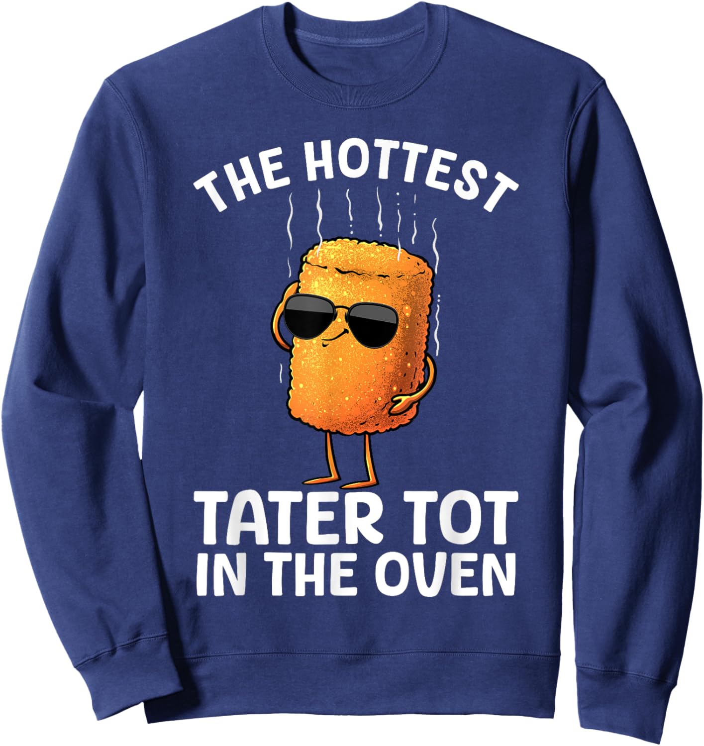 Cool Tater Tot Design Women Kids Potato Tater Tot Sweatshirt - Sweatshirt | Navy