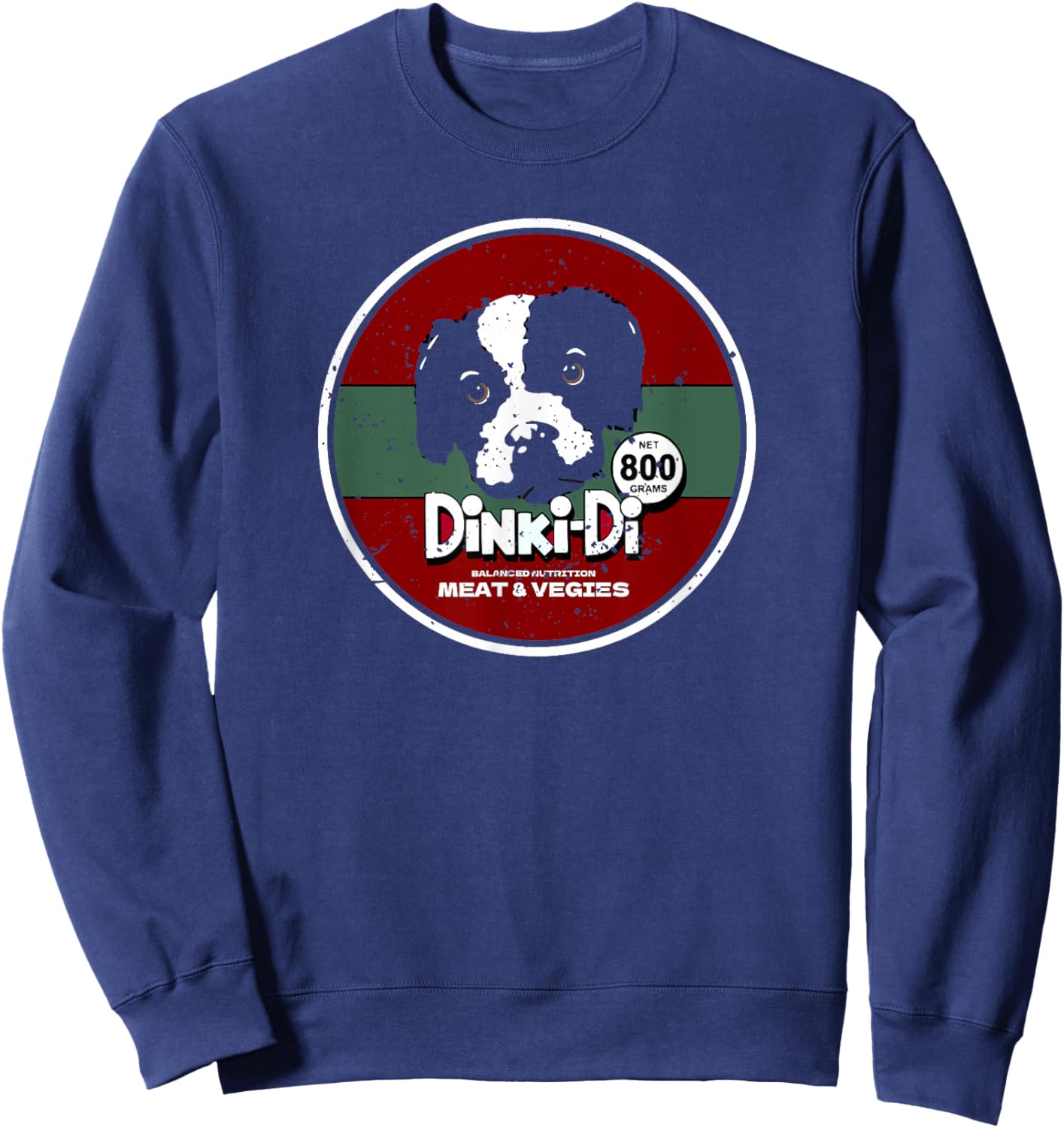 DINKI-DI DOG FOOD Men Women Kids Sweatshirt - Sweatshirt | Navy