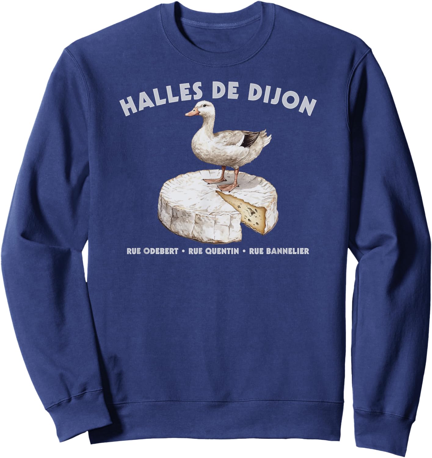 Dijon France Halles de Dijon Burgundy Market French Souvenir Sweatshirt - Sweatshirt | Navy