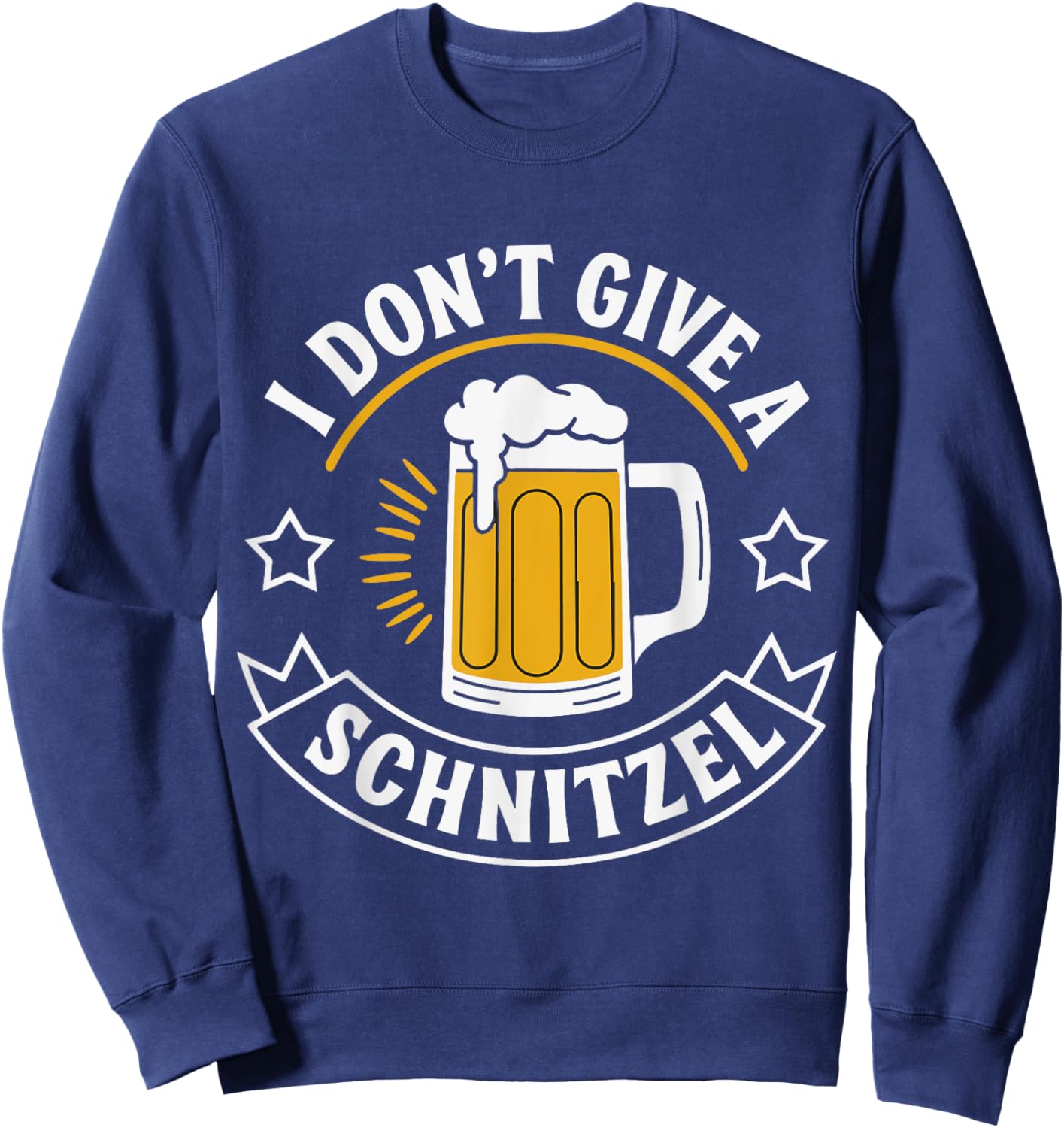 I Don't Give a Schnitzel Sweatshirt - Sweatshirt | Navy