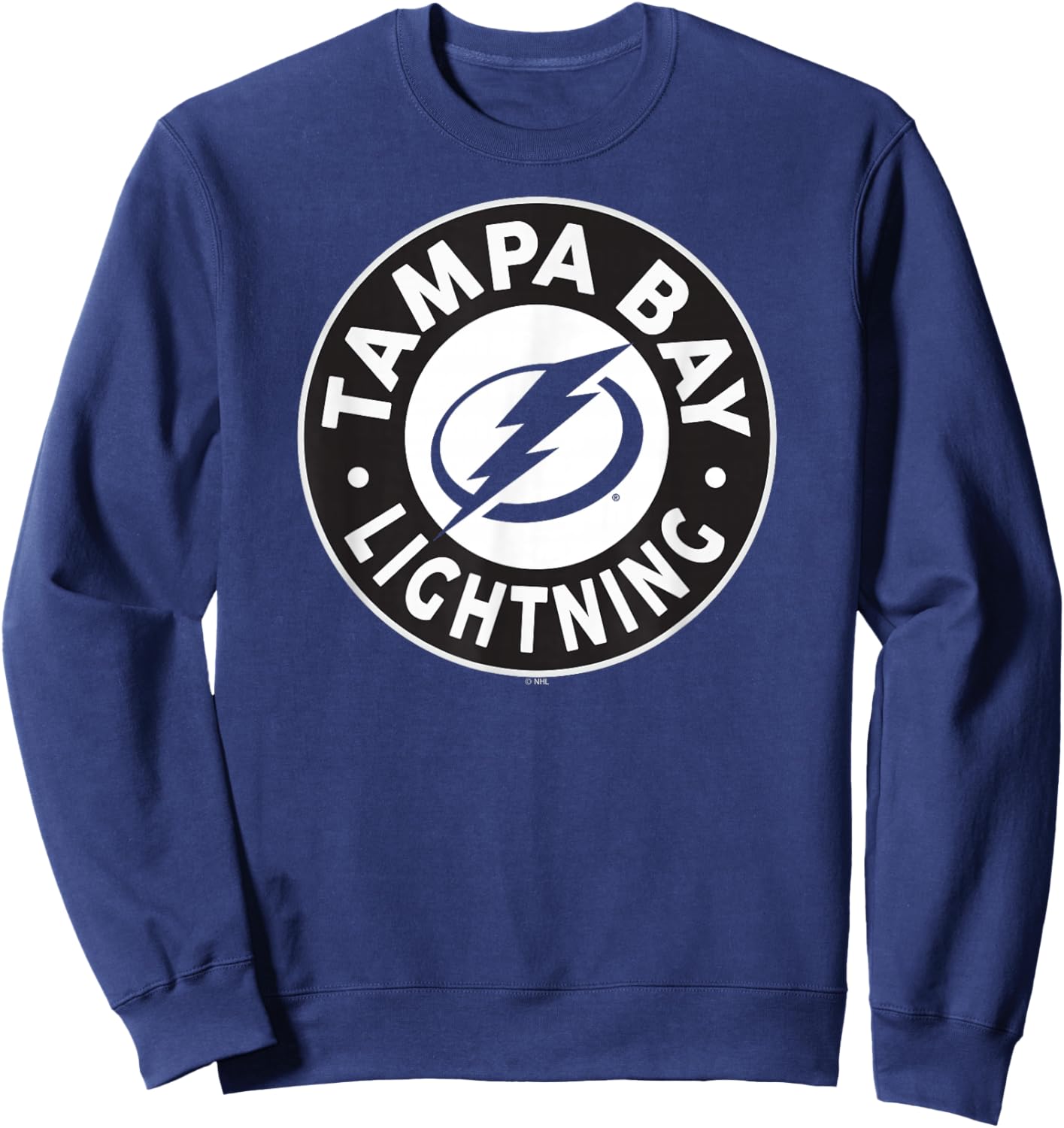Tampa Bay Lightning Symbol Blue Officially Licensed Sweatshirt - Sweatshirt | Navy
