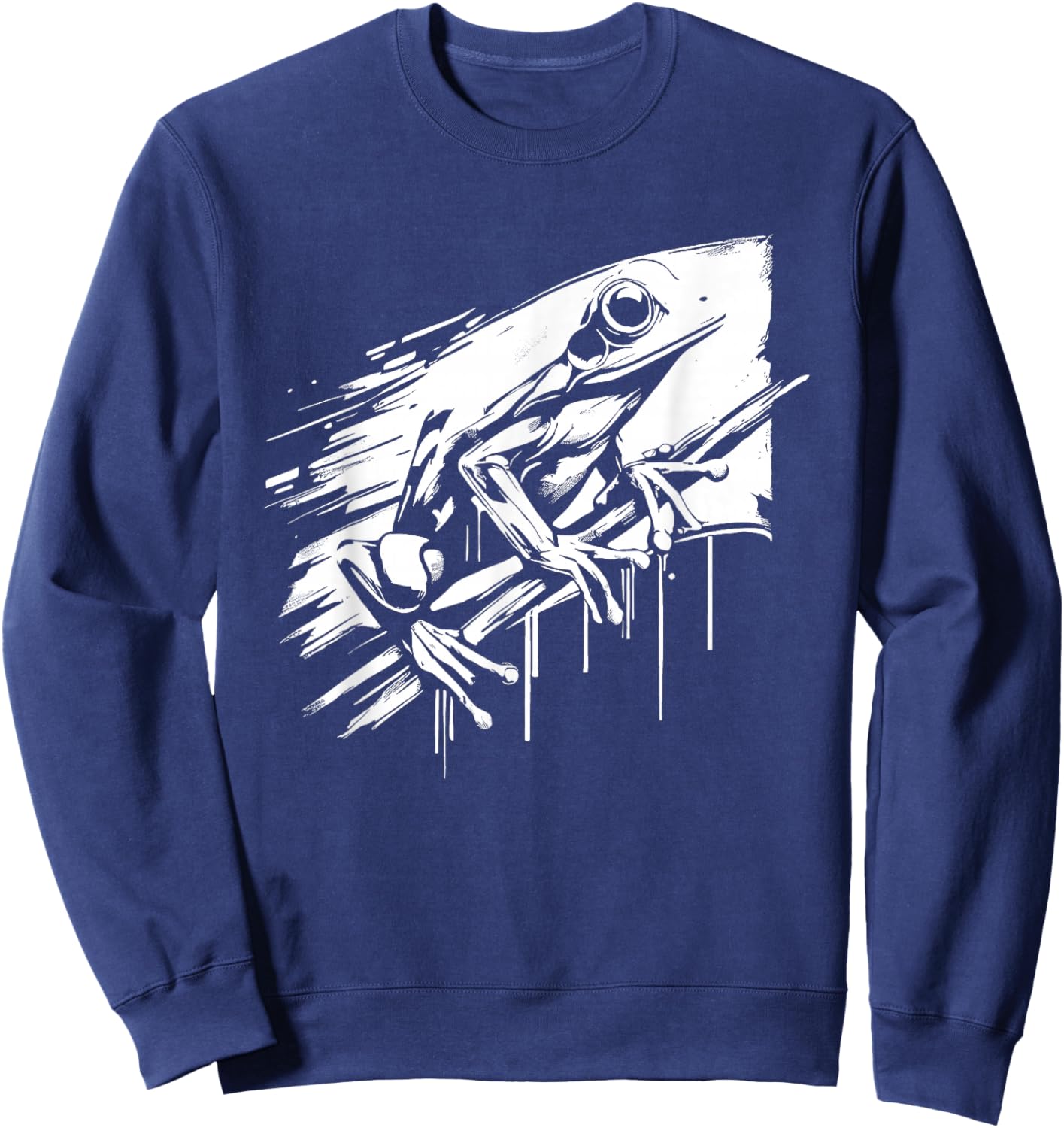 Coqui Frog Rainforest - Puerto Rico Nocturnal Taino Boricua Sweatshirt - Sweatshirt | Navy