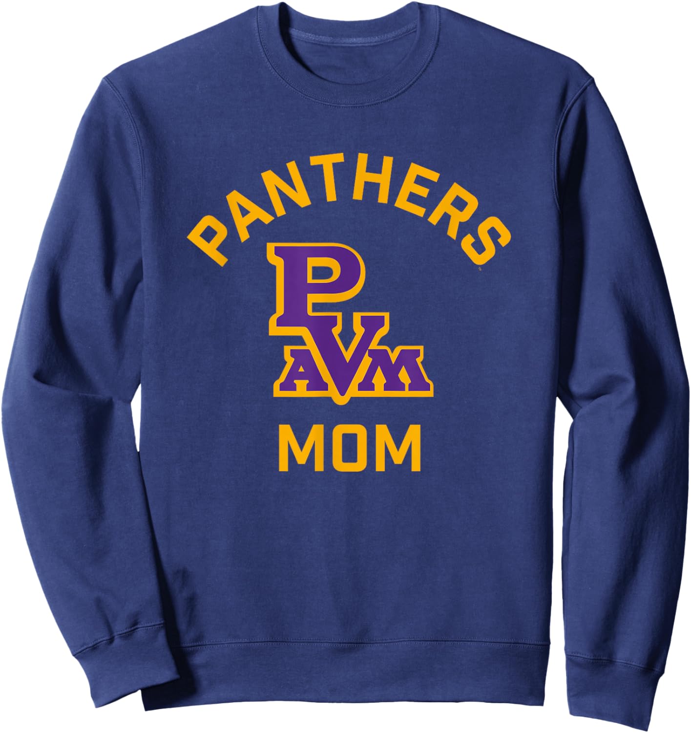 Prairie View A&M University Panthers Arched Mom Sweatshirt - Sweatshirt | Navy