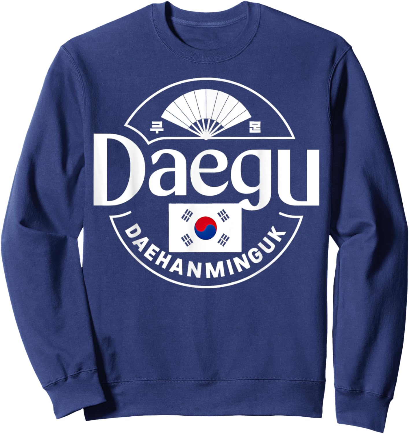 Daegu City South Korea Daehanminguk Pride Sweatshirt - Sweatshirt | Navy
