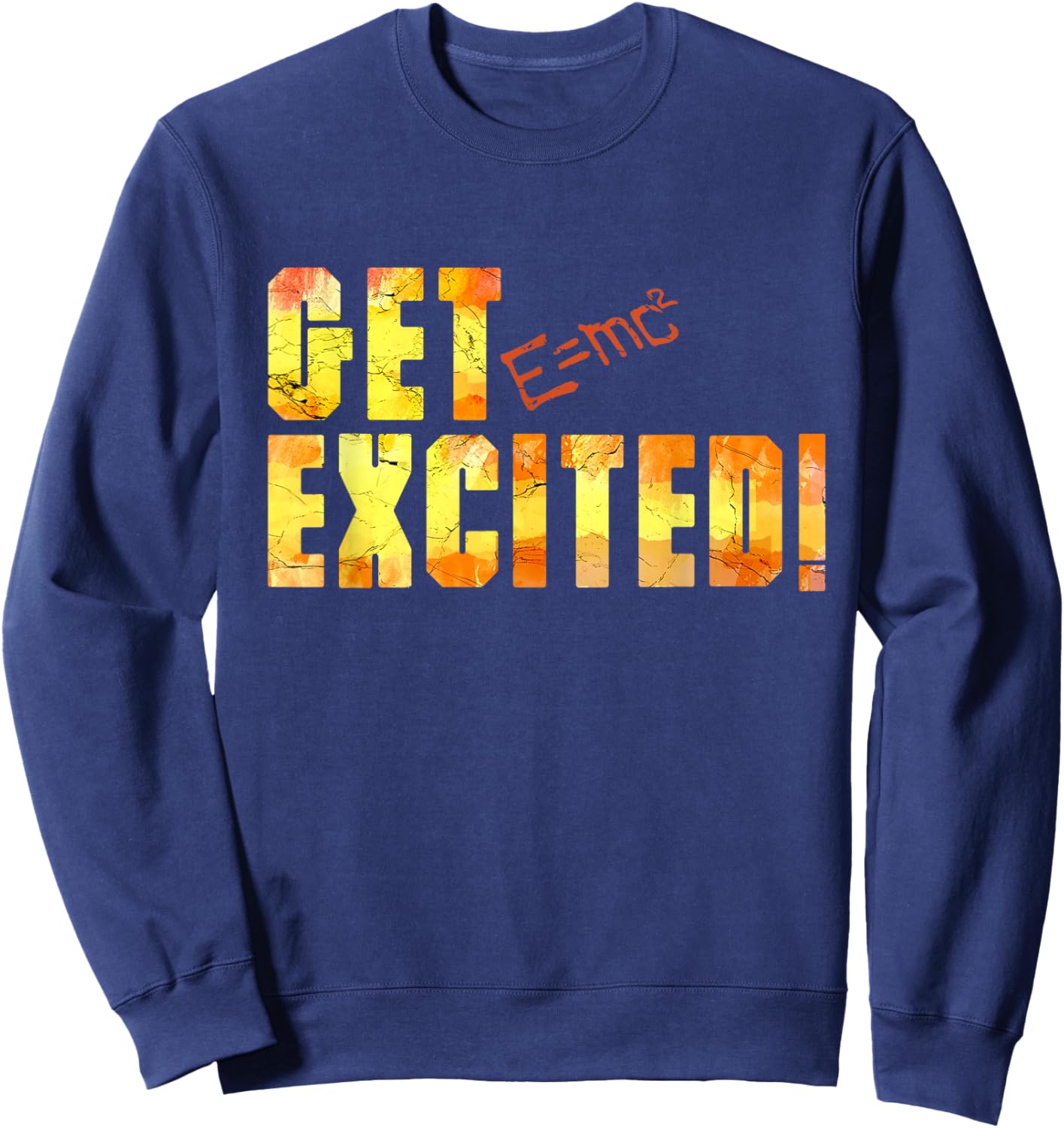 Get Excited Stone Senku Science Sweatshirt - Sweatshirt | Navy