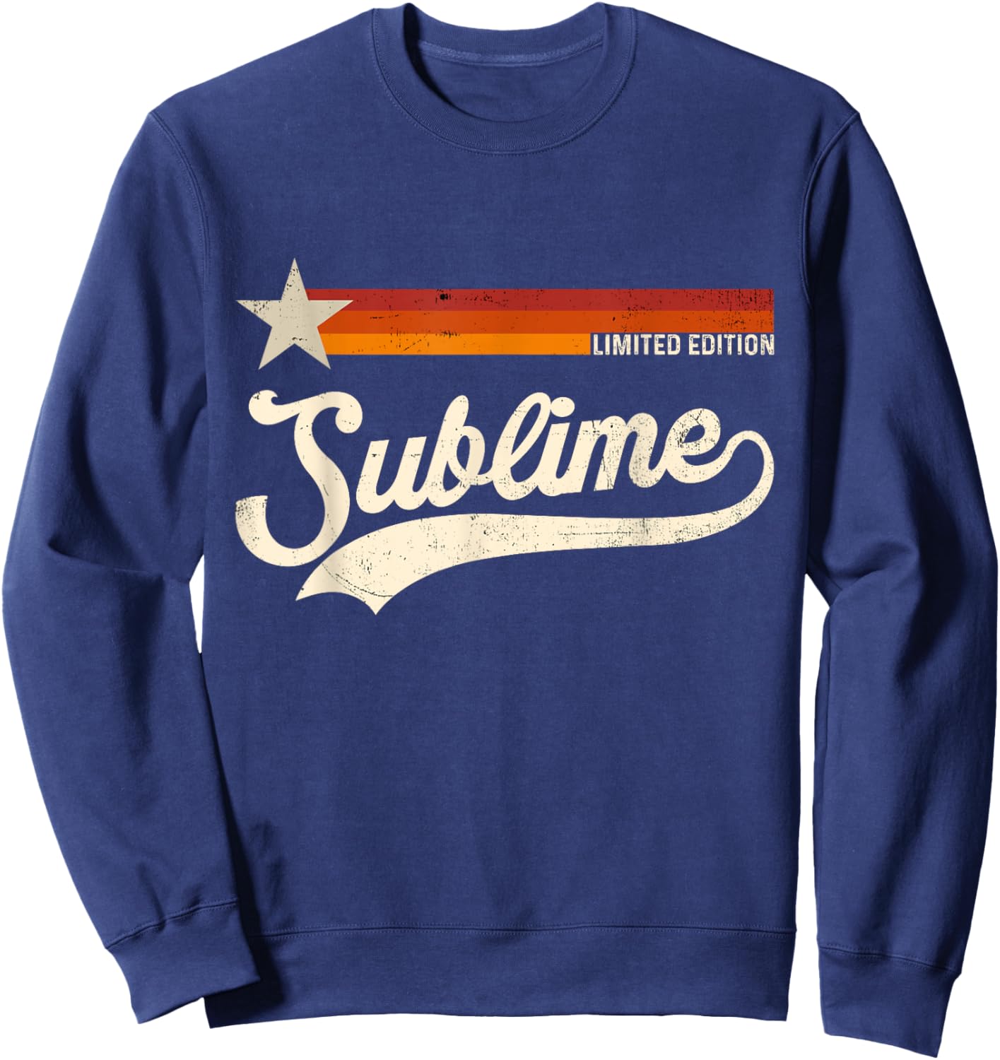 Valgory Shop Graphic First Name Sublime Awesome Apparel Limited Edition Sweatshirt - Sweatshirt | Navy