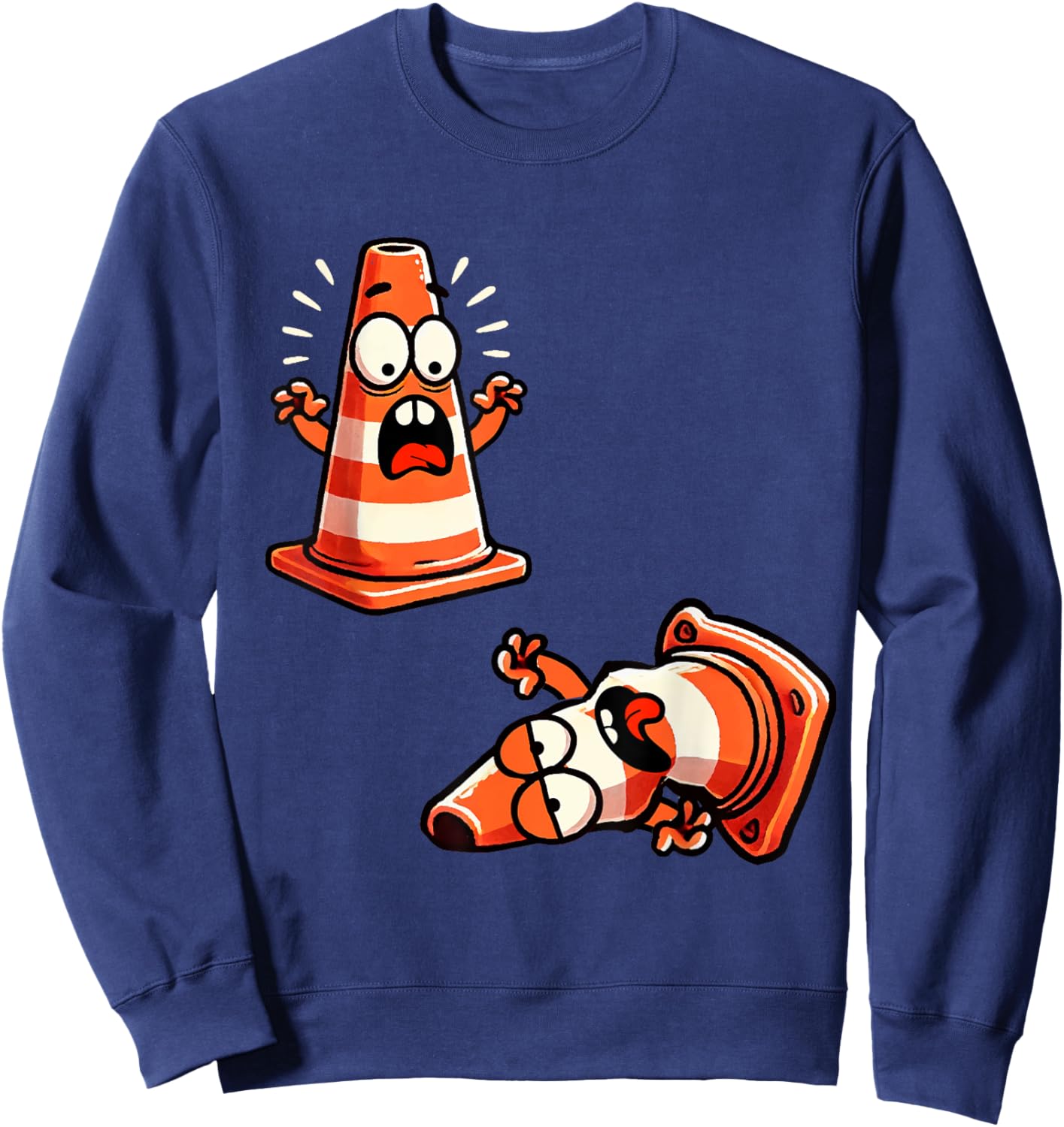 Traffic cone Sweatshirt - Sweatshirt | Navy