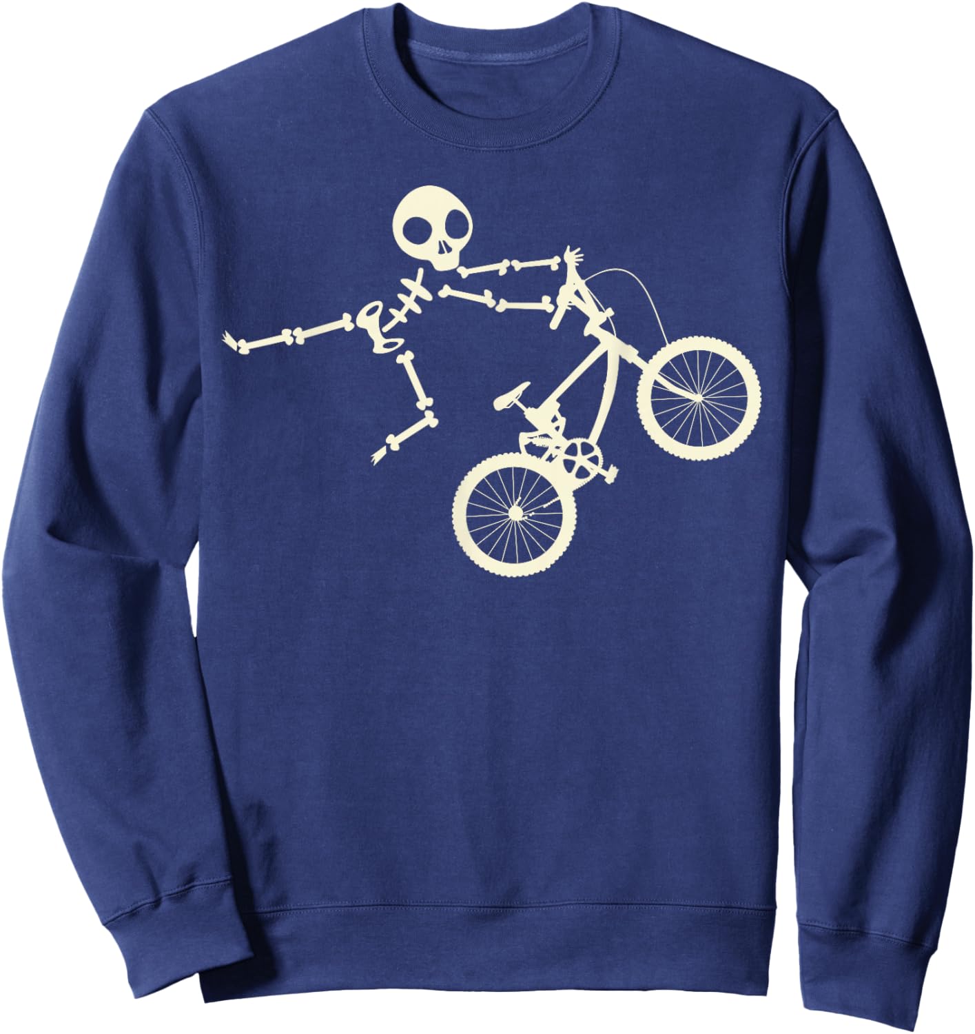 Cool BMX Design Women Boys BMX Rider Off Road BMX Sweatshirt - Sweatshirt | Navy