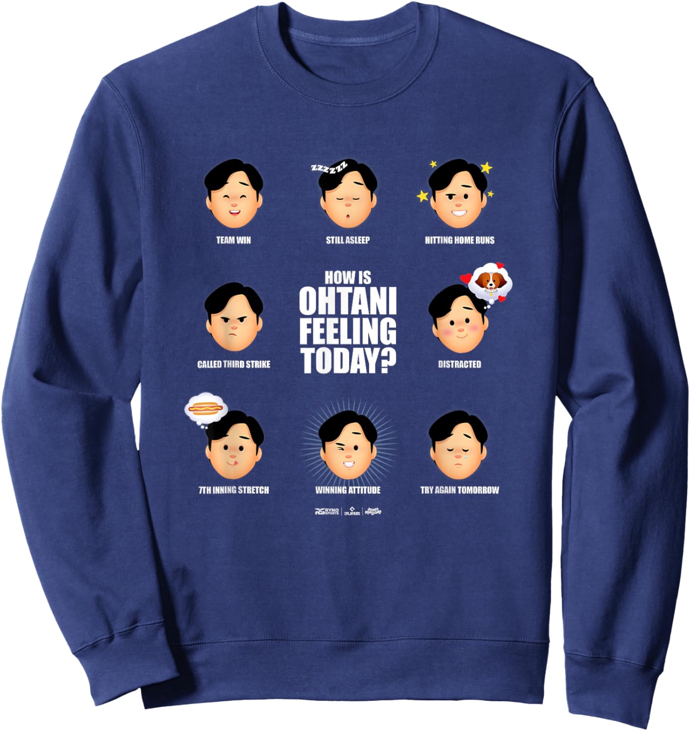Shohei Ohtani Los Angeles Feeling Today? MLB Players Sweatshirt - Sweatshirt | Navy