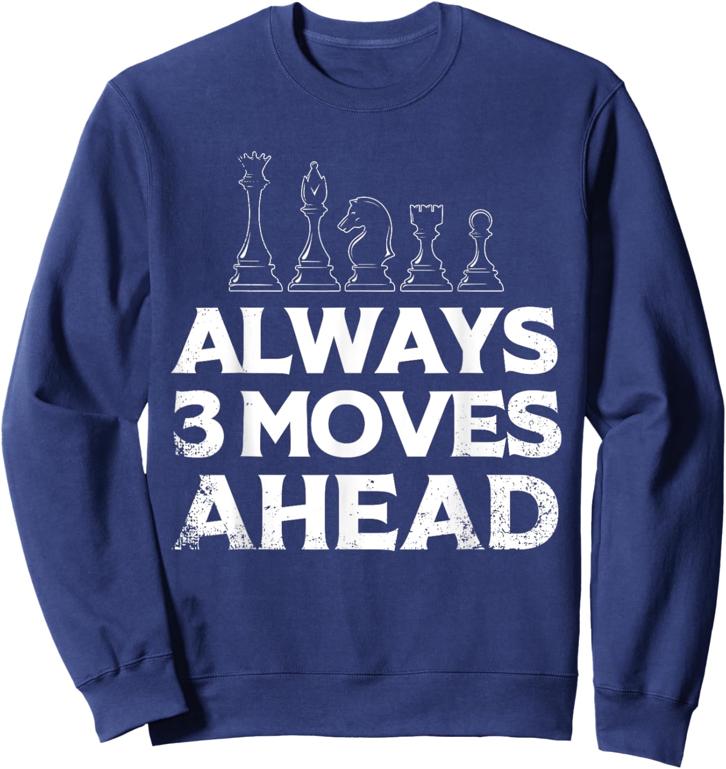 Cool Chess Design Women Chess Lover Chess Player Sweatshirt - Sweatshirt | Navy