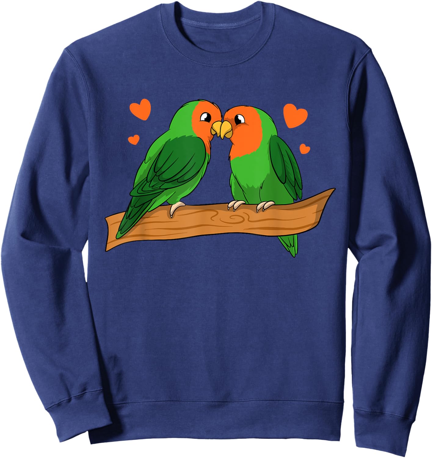 Funny Lovebirds Sweatshirt - Sweatshirt | Navy