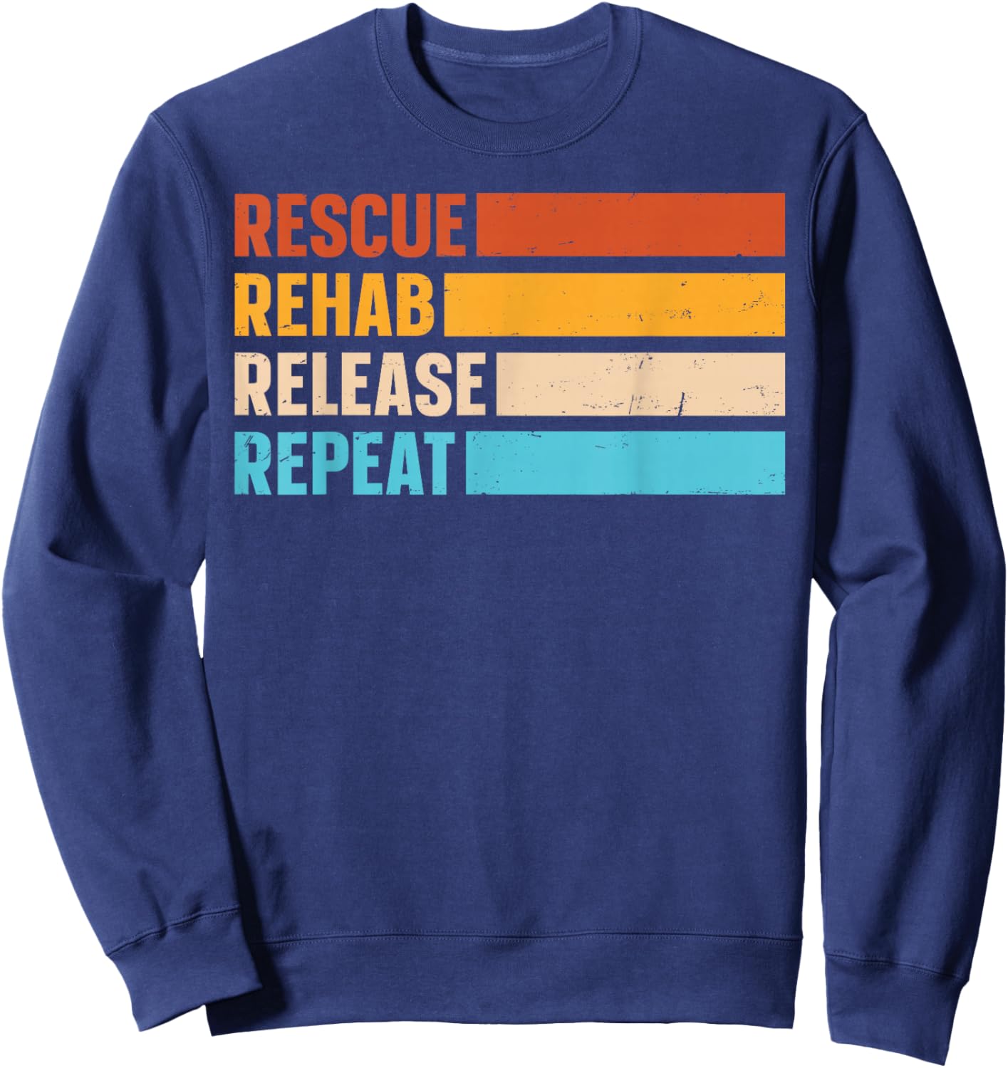 Wildlife Rescue Design for a Wildlife rehabilitator Sweatshirt - Sweatshirt | Navy