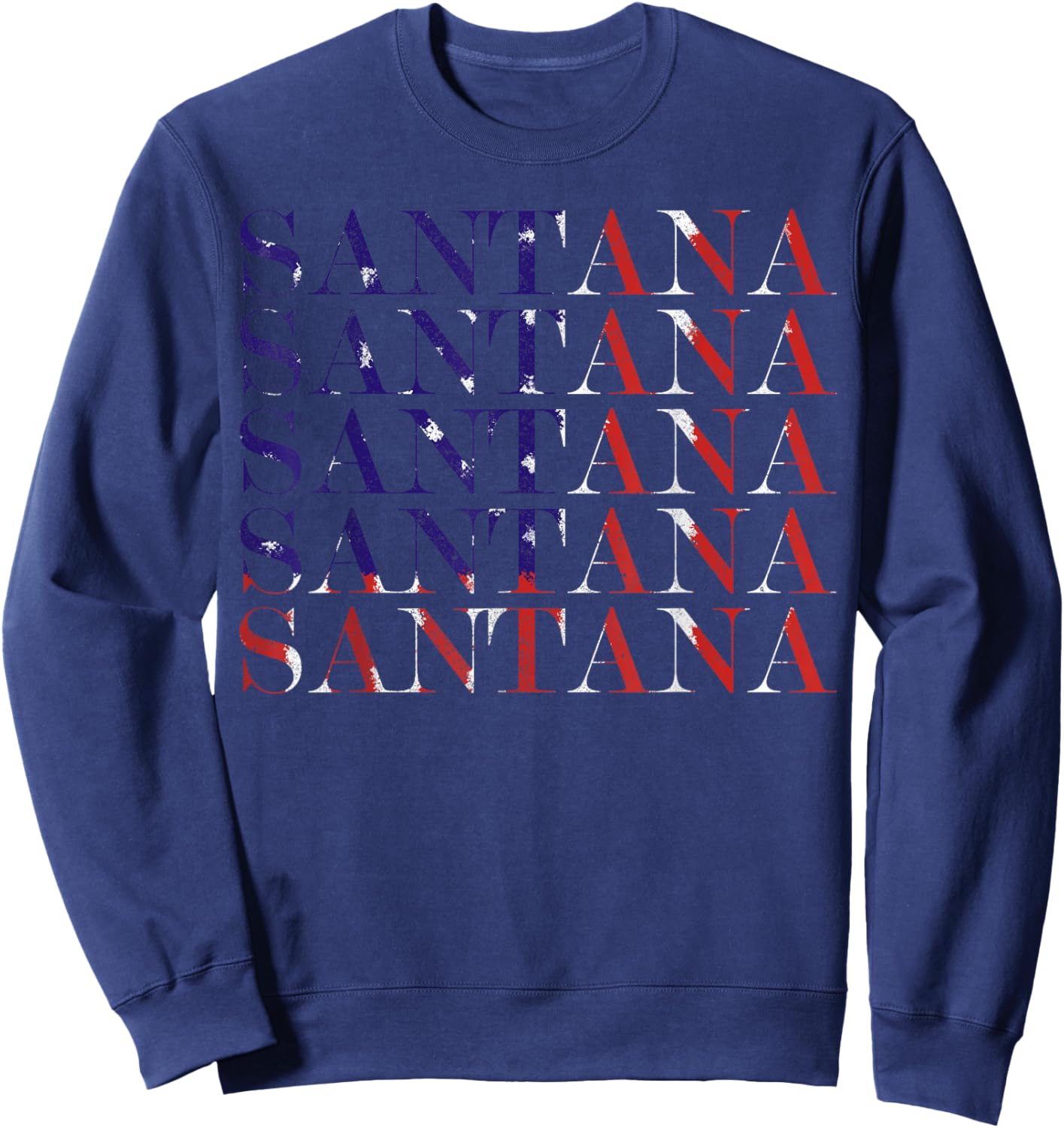 Santana Vintage Retro Sweatshirt - Sweatshirt | Navy