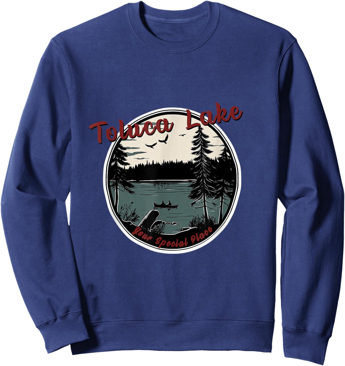 Toluca Lake Gaming Fan Silent Hills Art Sweatshirt - Sweatshirt | Navy