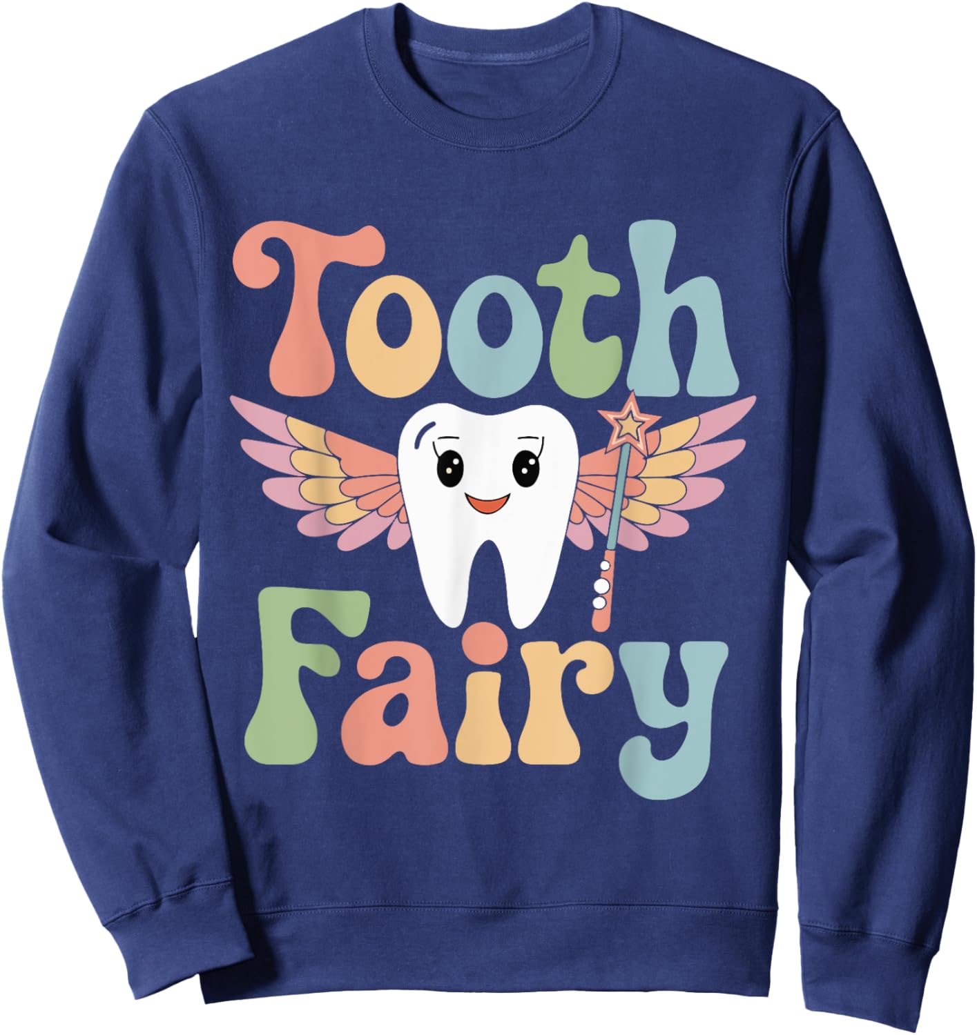 Cute Tooth Fairy Costumes Girls and Kids Sweatshirt - Sweatshirt | Navy