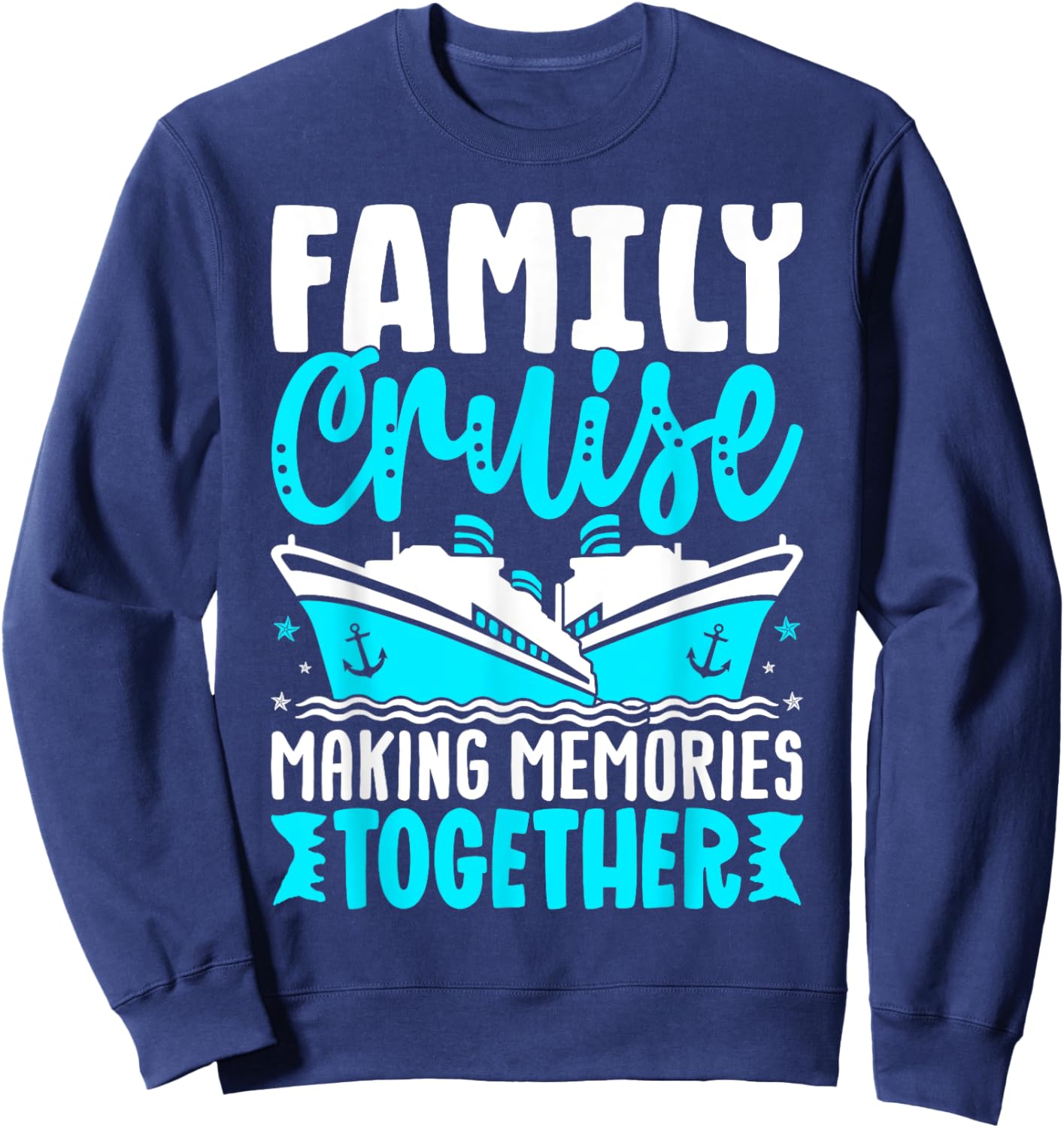 Family Cruise 2025 Family Matching Cruise Vacation Party Sweatshirt - Sweatshirt | Navy